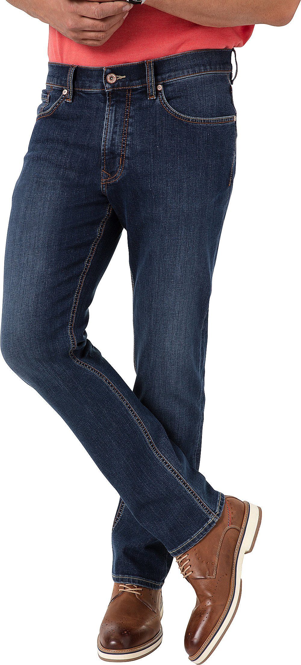 dunkelblau Stretch-Jeans perfekter Otto Kern Kern mit Stretch-Anteil Sitz