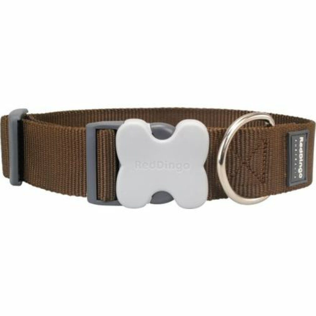 Red Dingo Hunde-Halsband Hundehalsband Breite Braun (4 x 37-55 cm)
