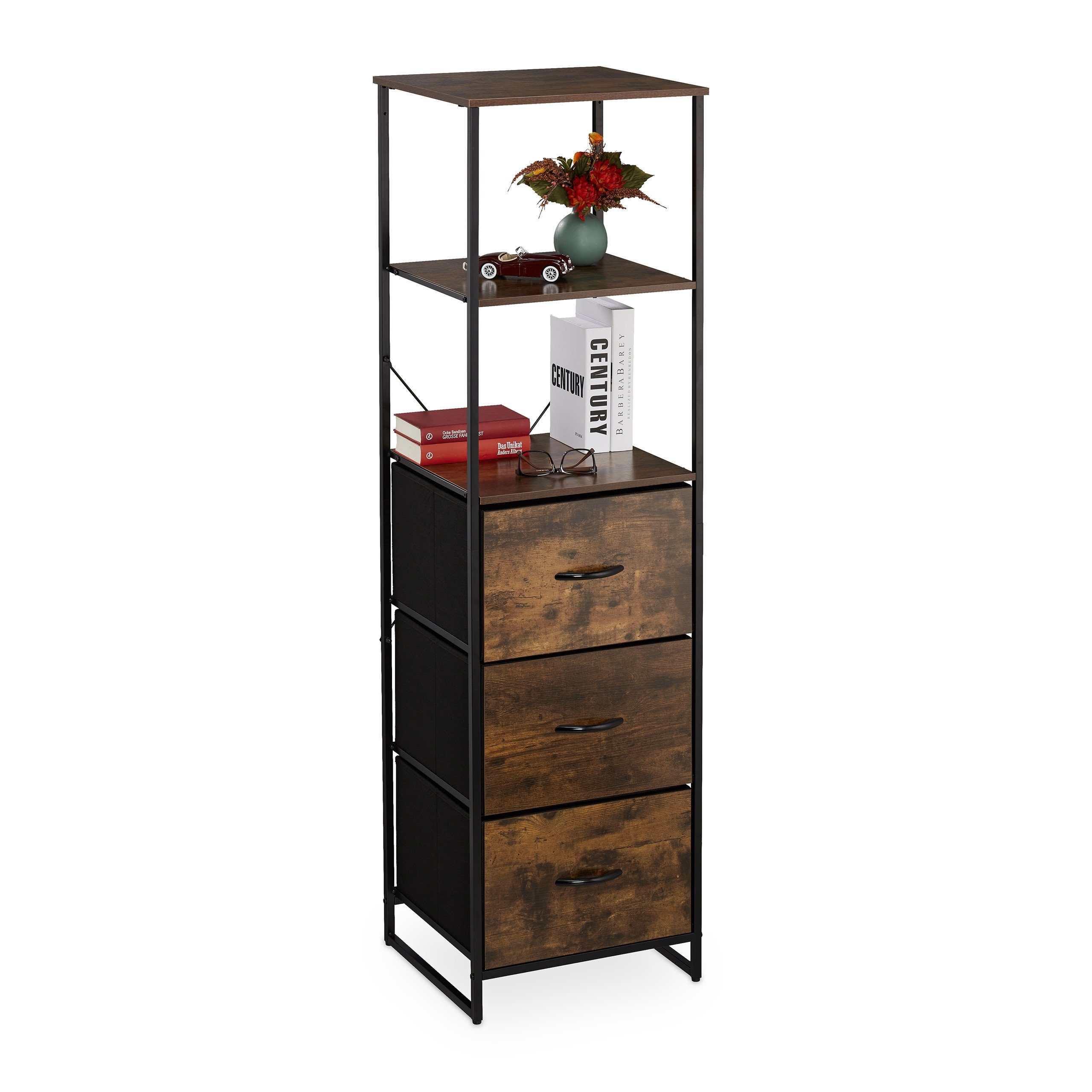 relaxdays Regal Vintage Regal im Industrial Design günstig online kaufen