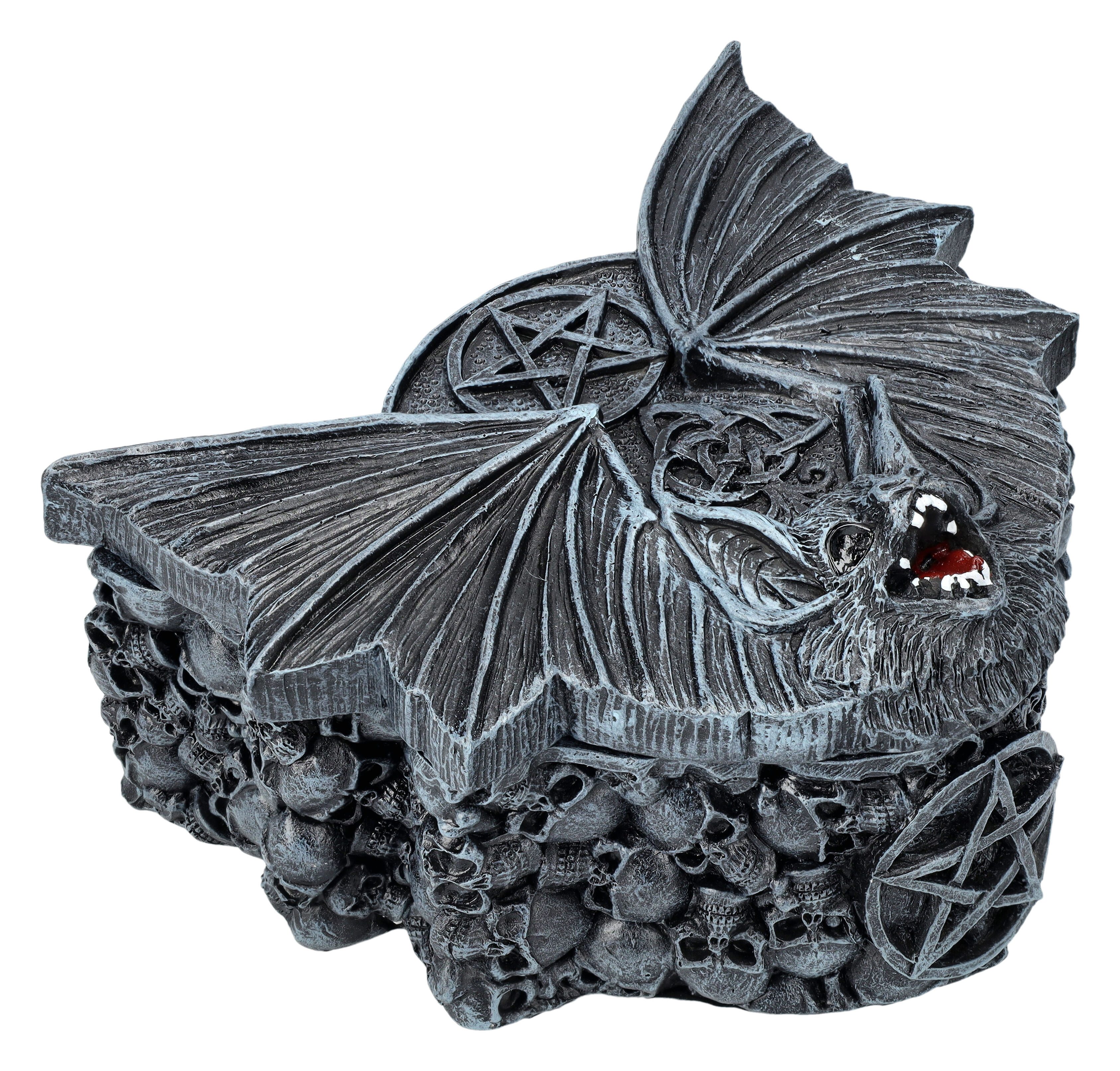 Figuren Shop GmbH Aufbewahrungsdose Schatulle Fledermaus - Nosferatu - Aufbewahrungsdose Gothic Dekoration