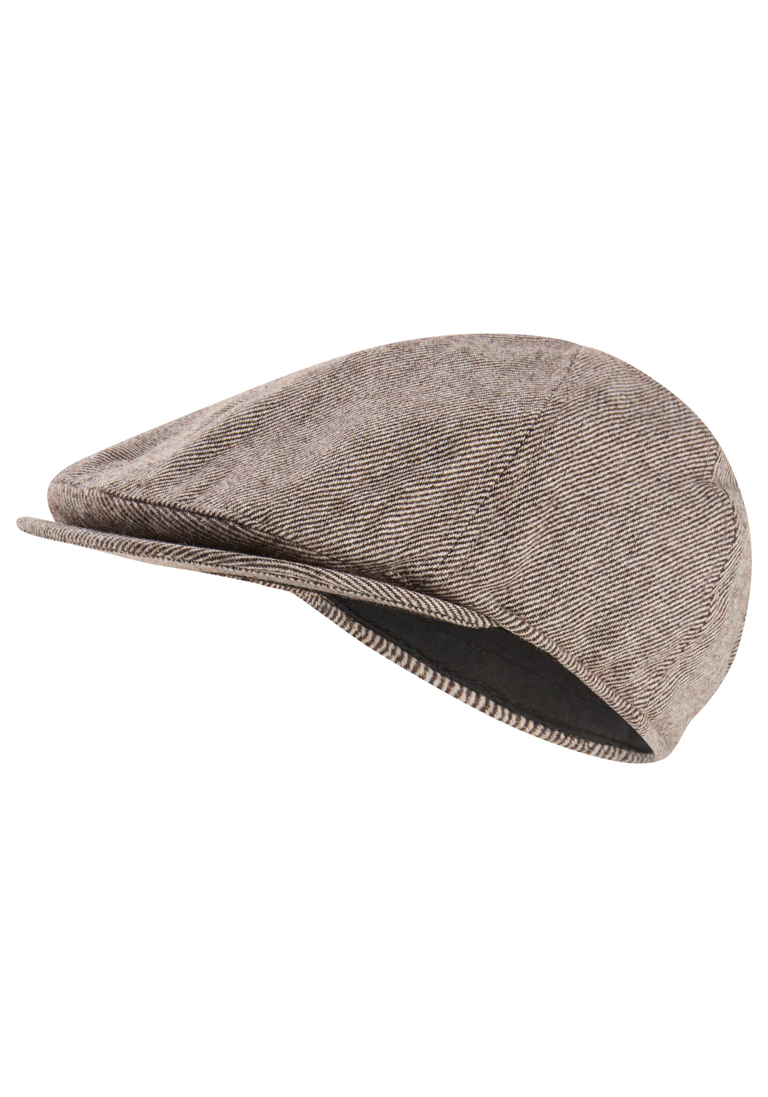 Man's World Schiebermütze im modischen Tweed-Look mit wärmenden Futter – Bild 3 von 4