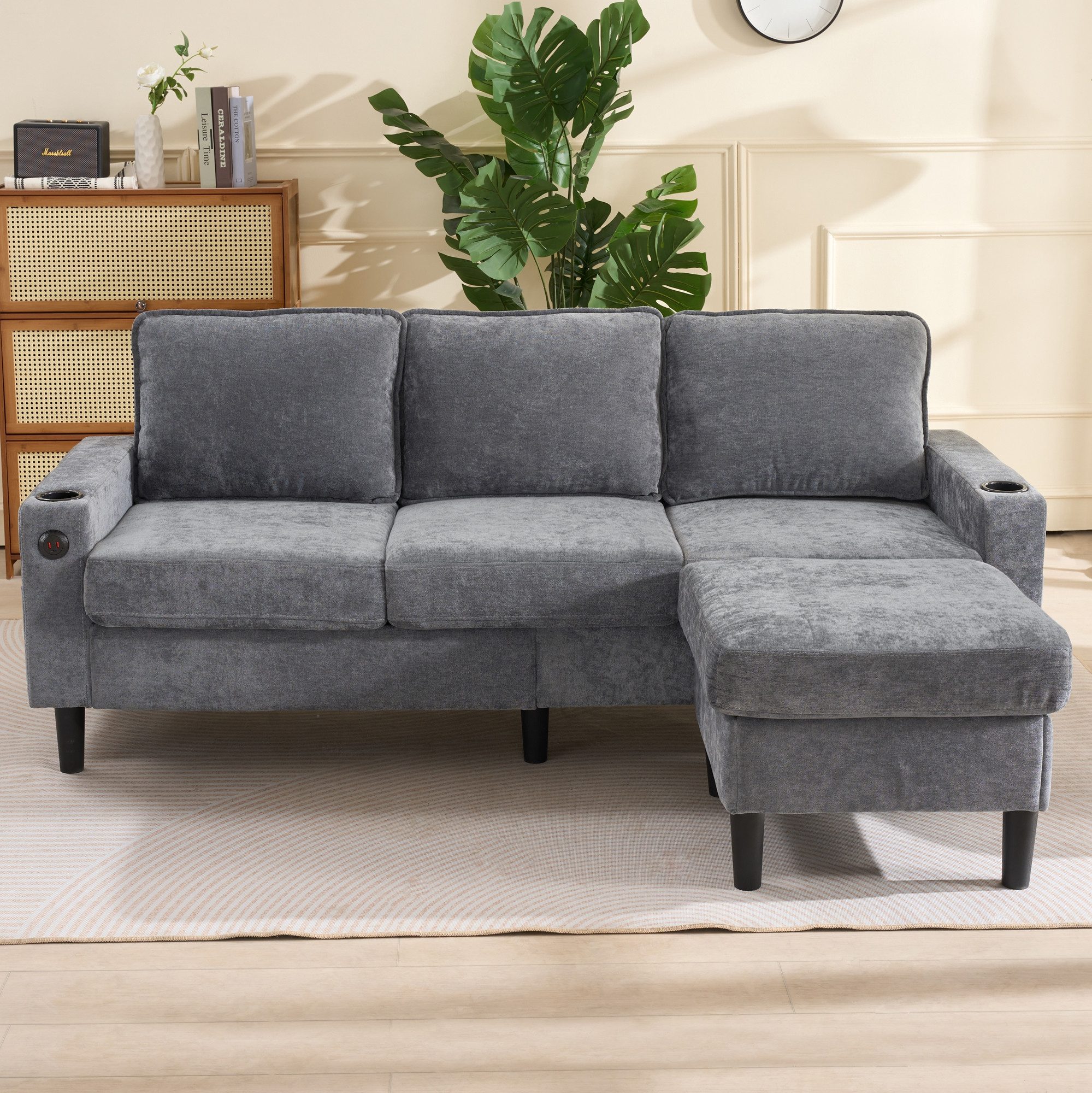 HAUSS SPOLE Schlafsofa Couch mit USB- günstig online kaufen