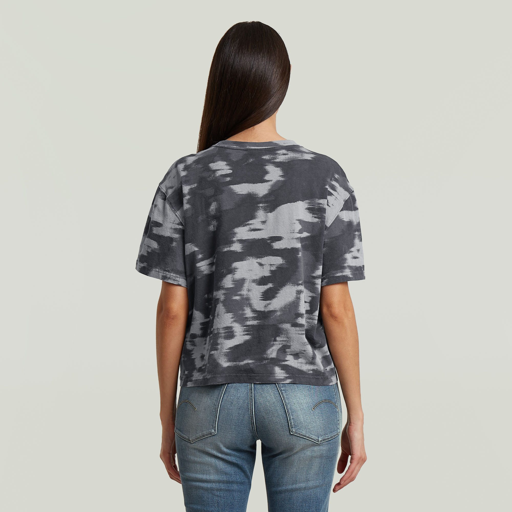 G-STAR T-Shirt Regular Camo r t wmn mit Allover-Print, Rundhals