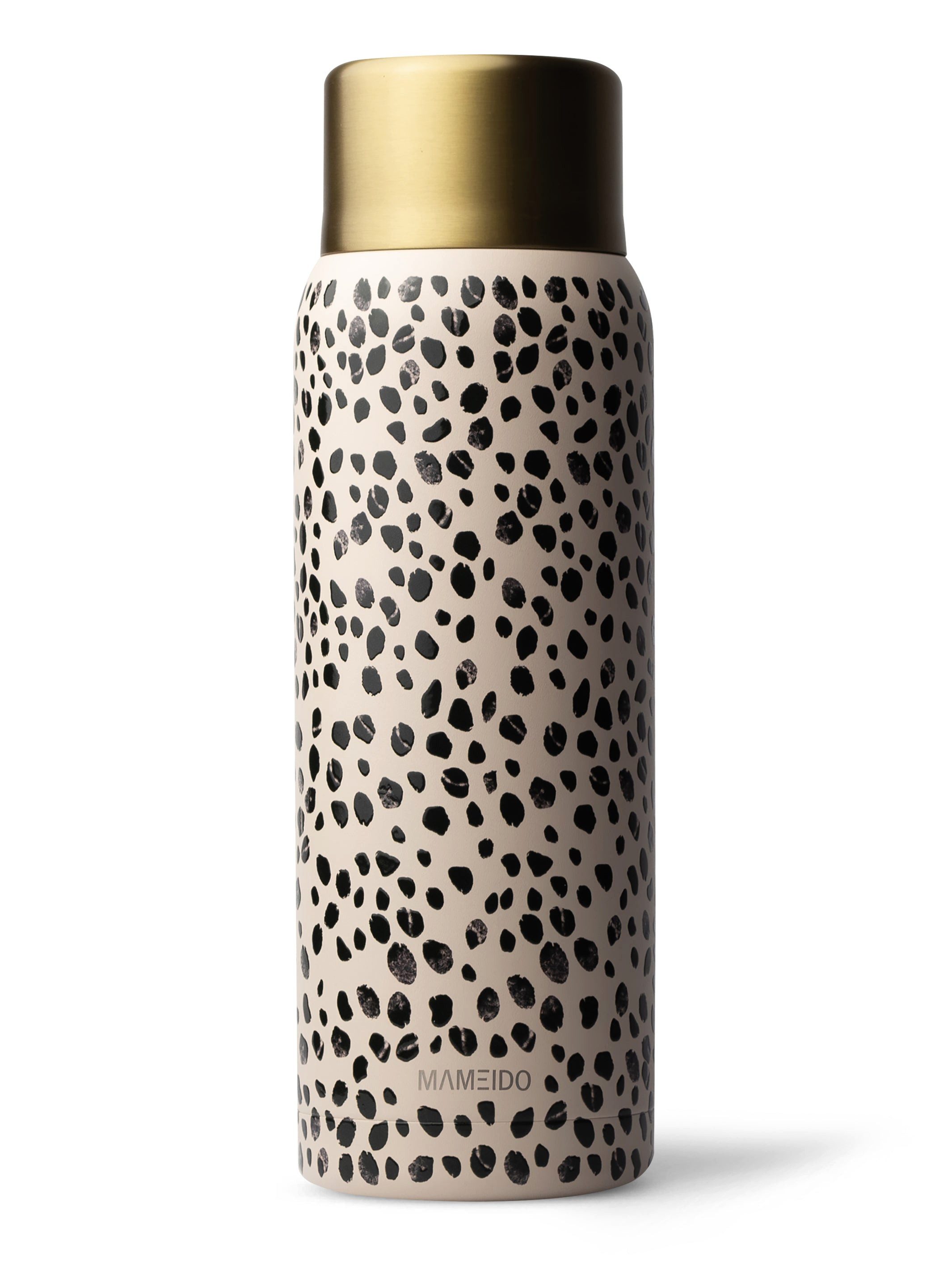 MAMEIDO Isolierflasche, auslaufsicher, BPA-frei mit Deckel und integriertem Becher in 1000 ml