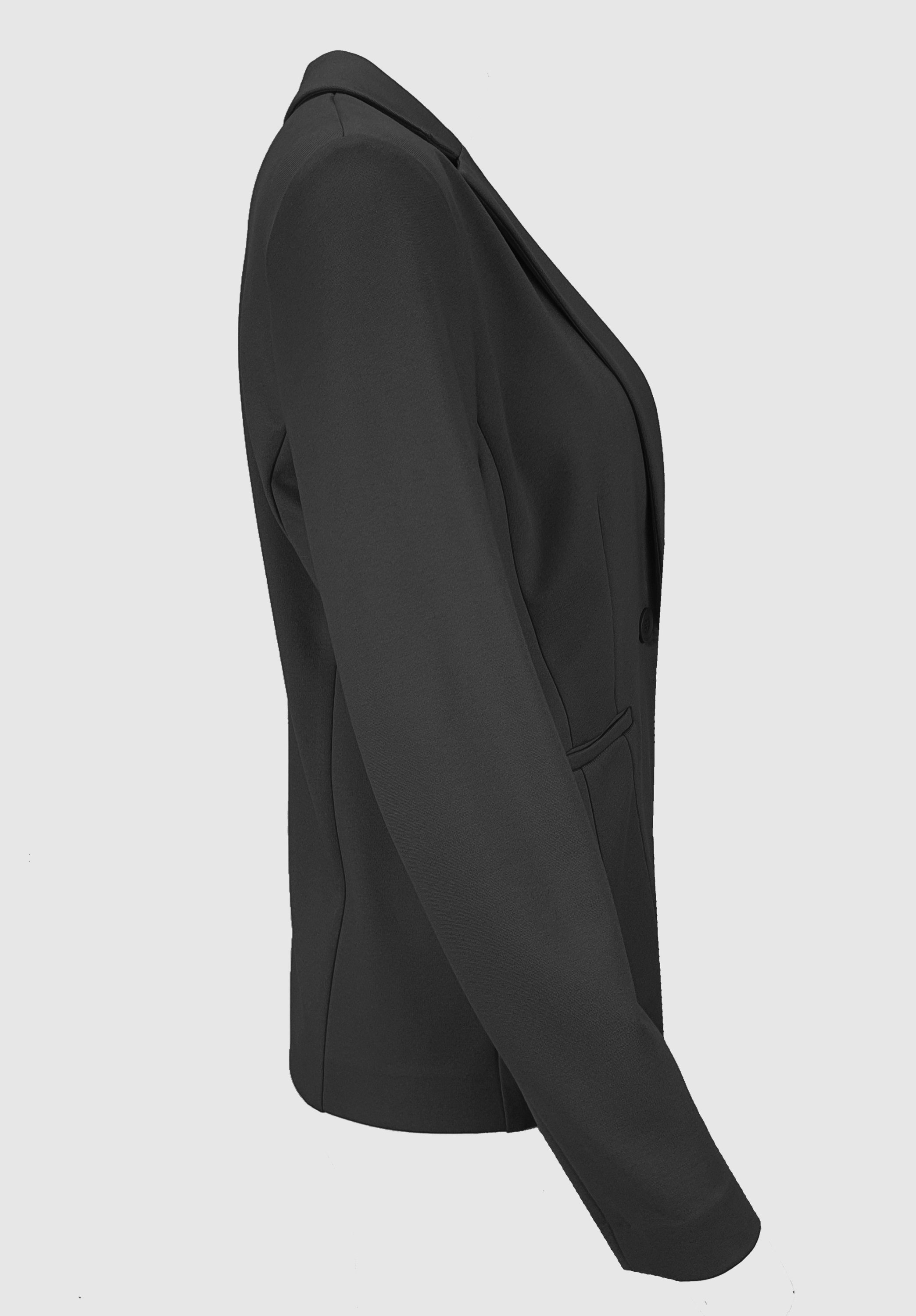 bianca Kurzjacke in Jerseyblazer Moderner Modefarbe black angesagter ALEXA