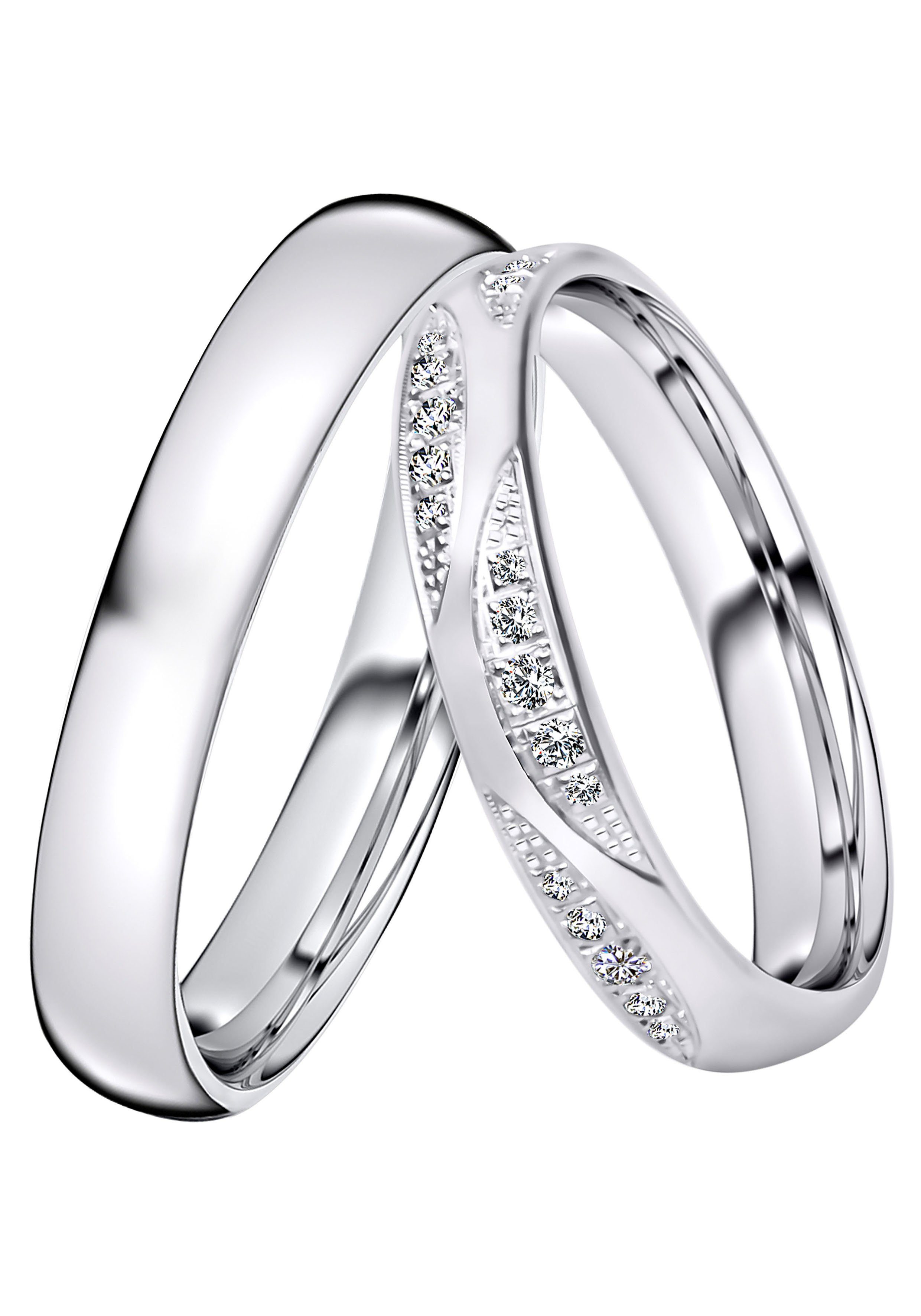 DOOSTI Trauring Schmuck Geschenk Silber 925 günstig online kaufen