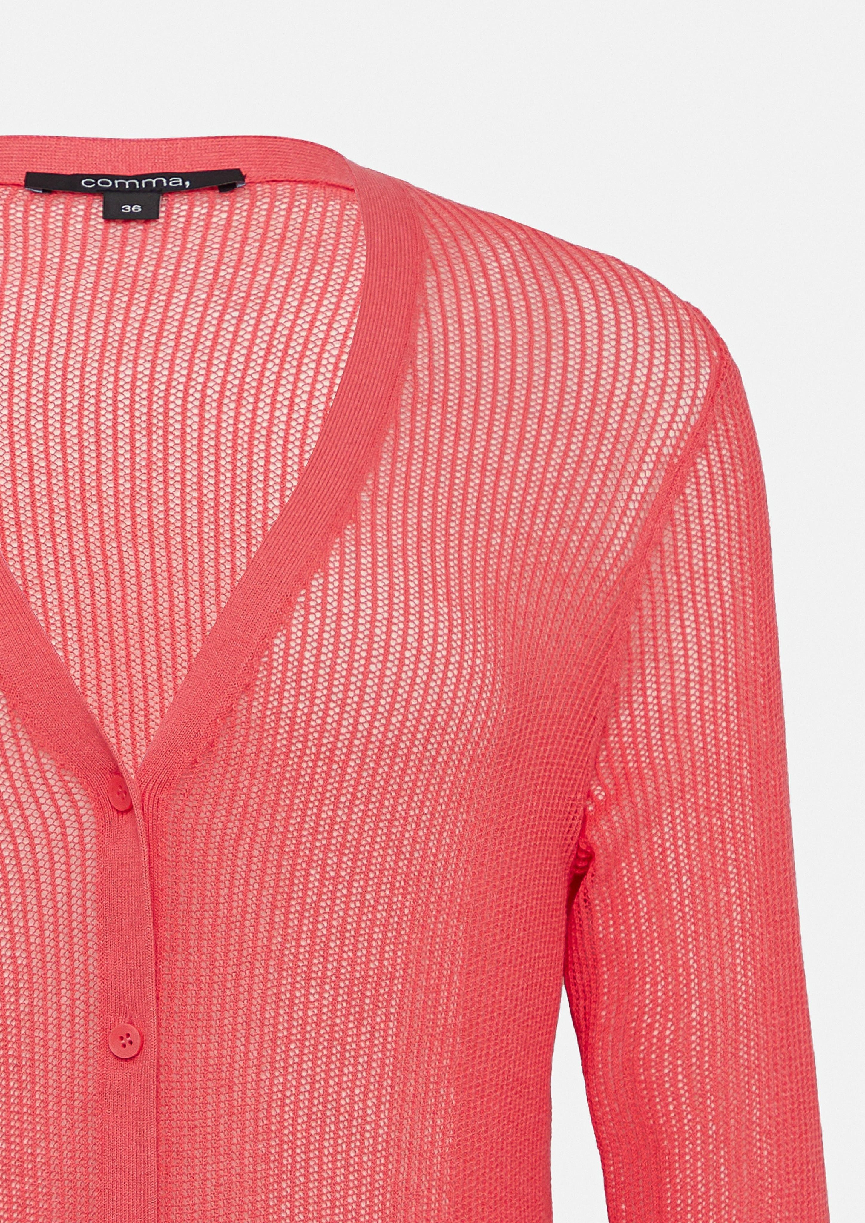 Comma Strickjacke Feinstrick-Cardigan im Slim Fit günstig online kaufen