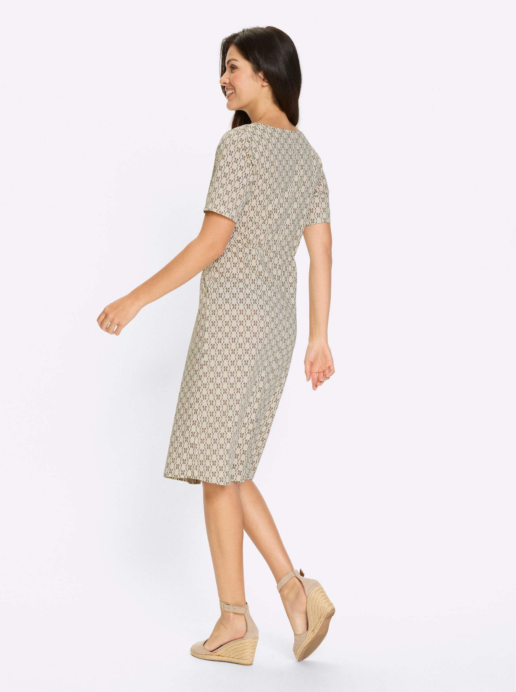 Sieh an! Jerseykleid Jersey-Kleid Kurzarm günstig online kaufen