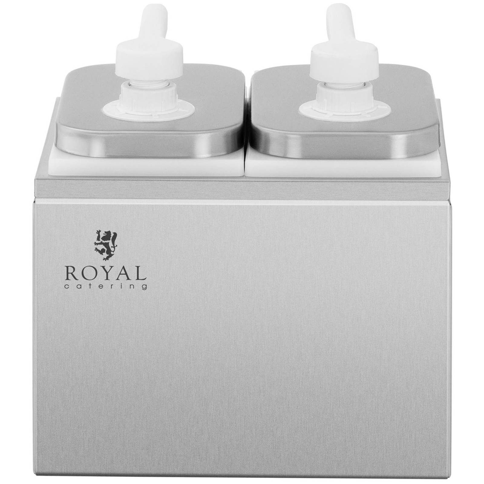 Royal Catering Sauciere 2 x 2 L Saucenspender Pumpspender Senfspender Dosierspender 2 Pumpen, verschiedene Größen – Bild 5 von 5