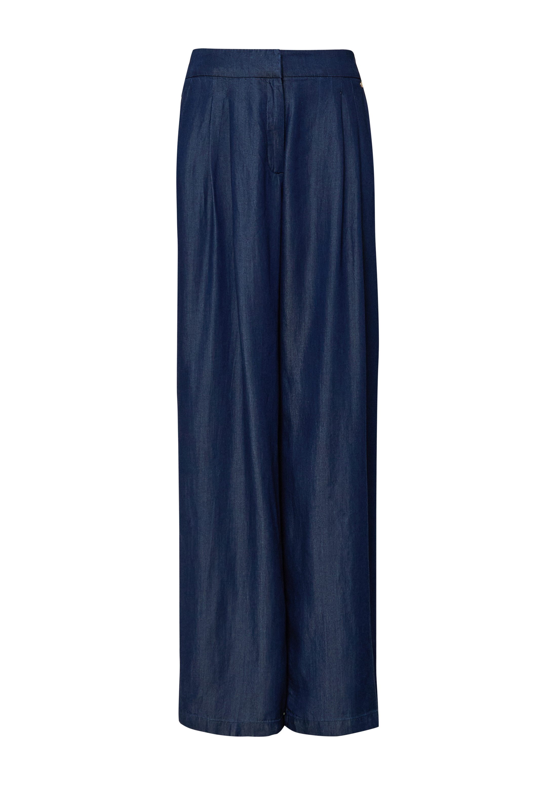 s.Oliver Chinos Hose Fließende Wide-Leg-Hose aus Lyocell