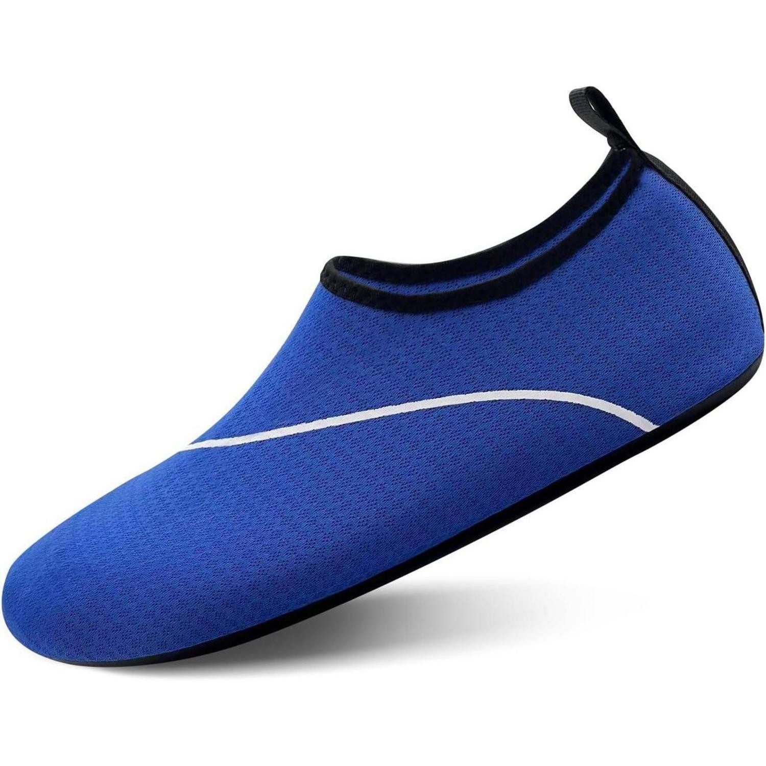 LuxusKollektion Wasserschuhe Herren Damen Aquaschuhe Badeschuhe 42 43 EU 42 Dunkelblau Wasserschuh