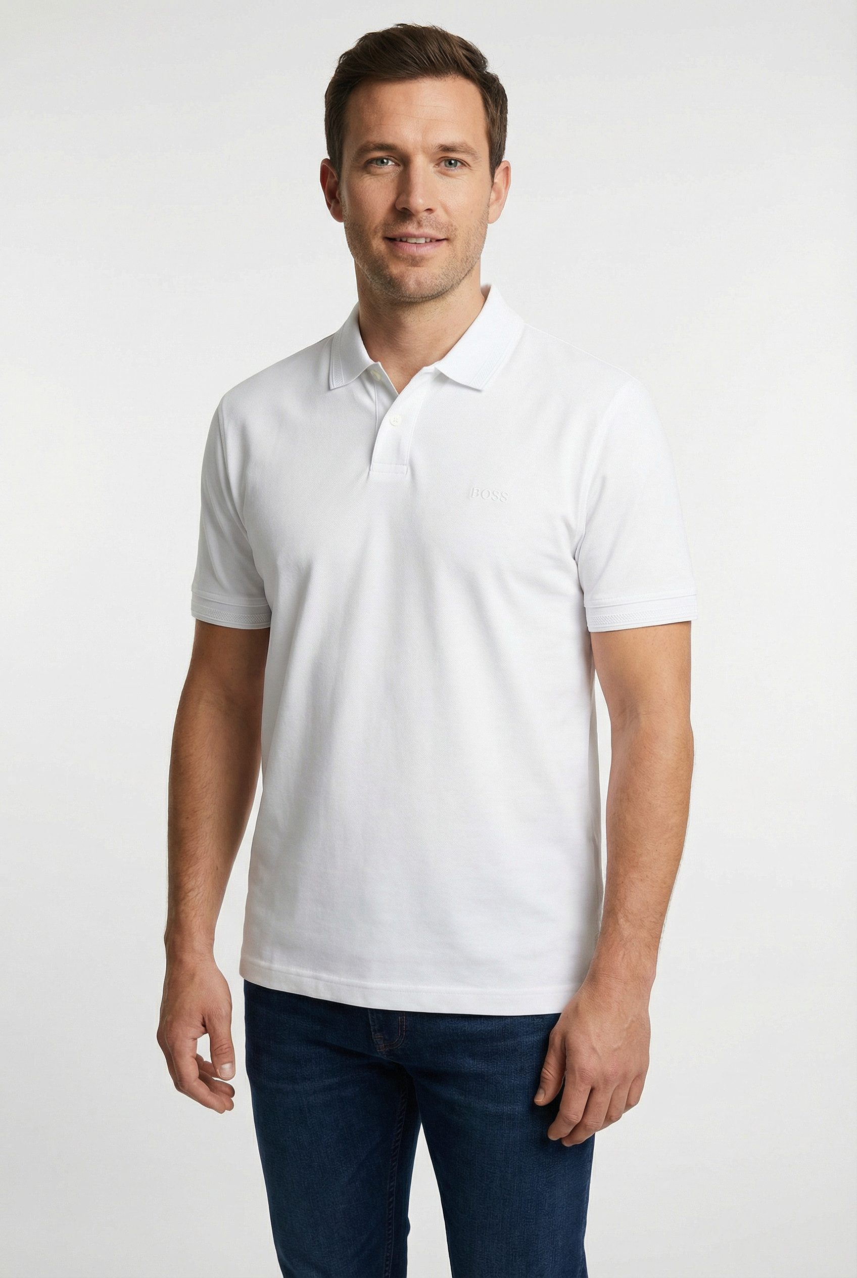 BOSS ORANGE Poloshirt Pe Interlock aus Baumwoll-Piqué mit Logo-Print Regula günstig online kaufen