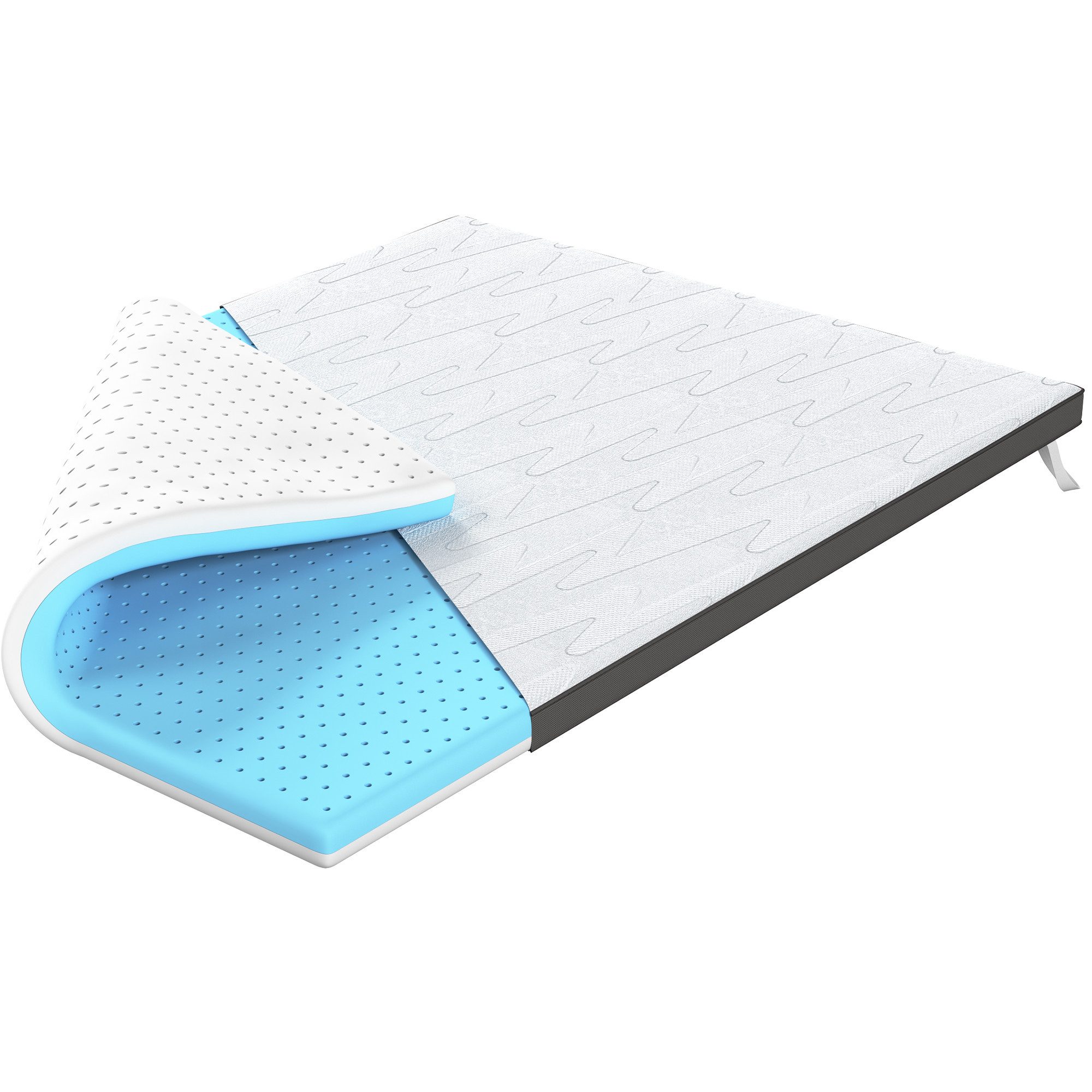 LINSY HOME, Topper Memory Foam, Gel-Matratzentopper, günstig online kaufen