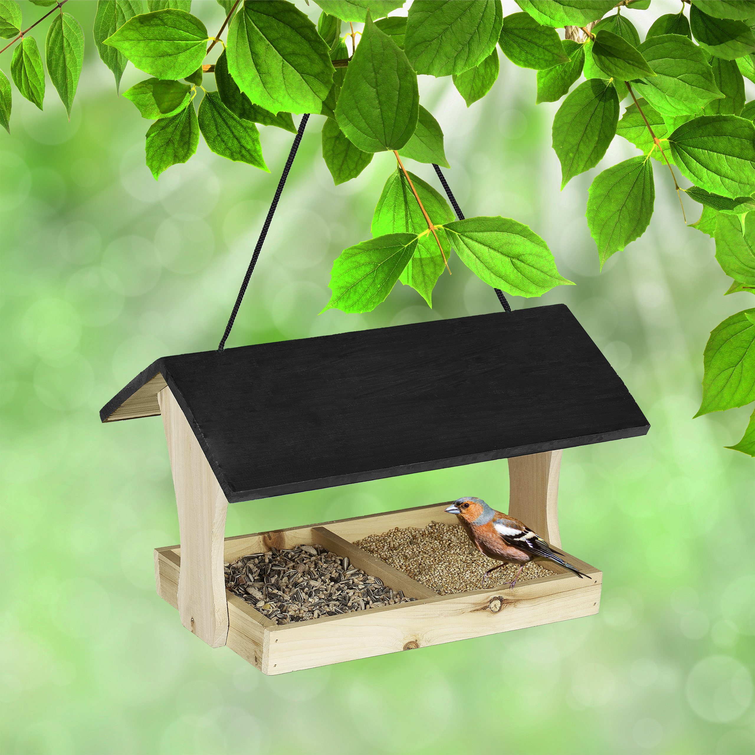 relaxdays Vogelhaus Vogelfutterhaus zum Aufhängen günstig online kaufen