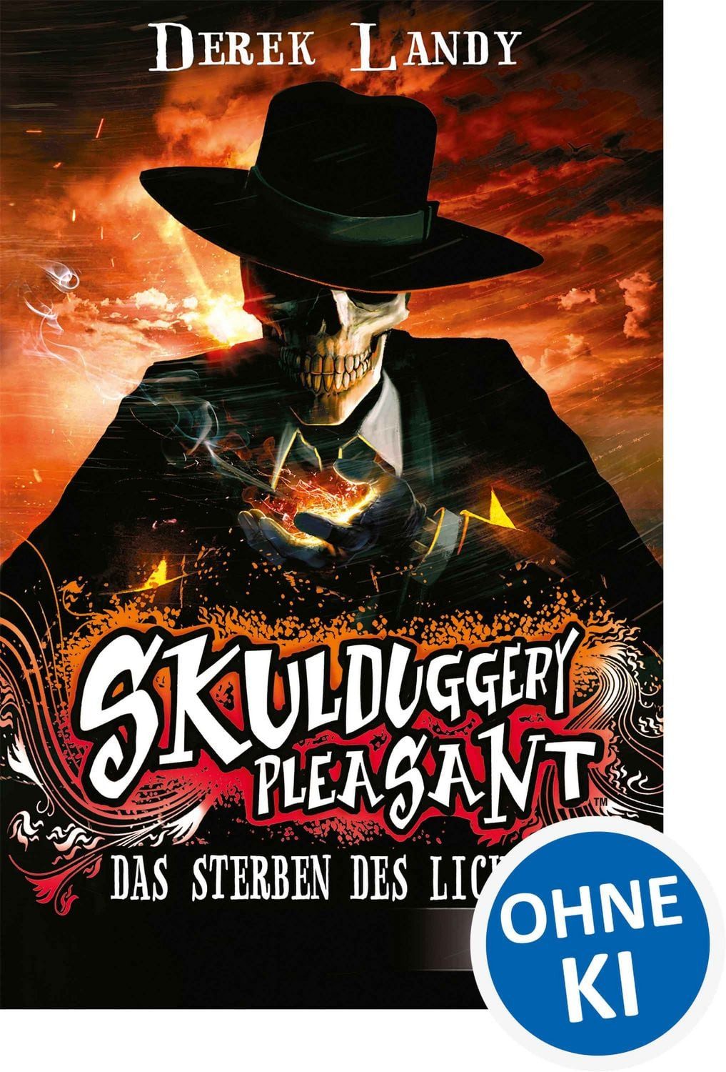 Jugendbuch Skulduggery Pleasant (Band 9) - Das Sterben des Lichts Urban-Fantasy-K Derek Landy