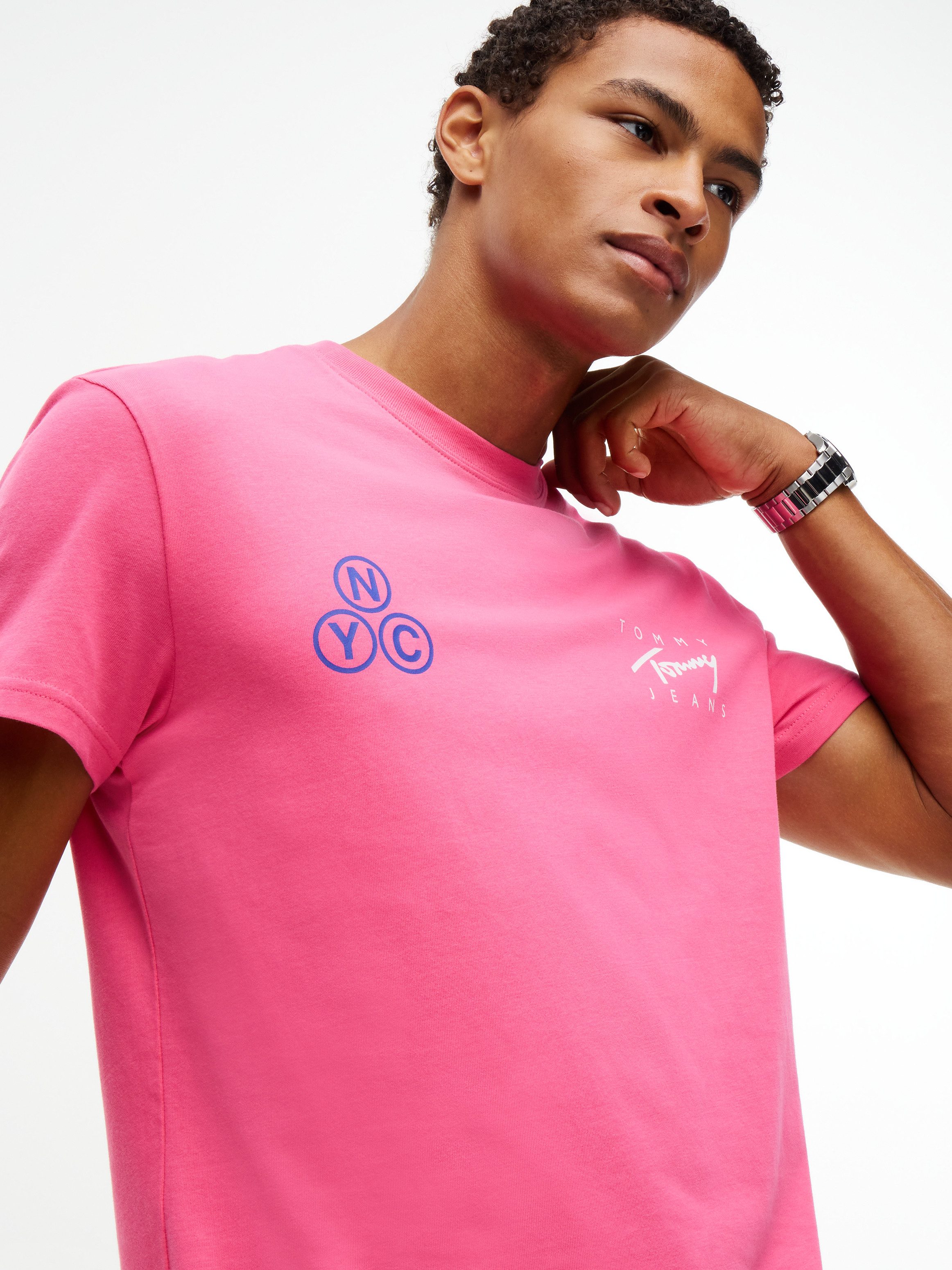 Tommy Jeans T-Shirt REGULAR SIGNATURE PLAY TEE Regular fit mit Print – Bild 3 von 5