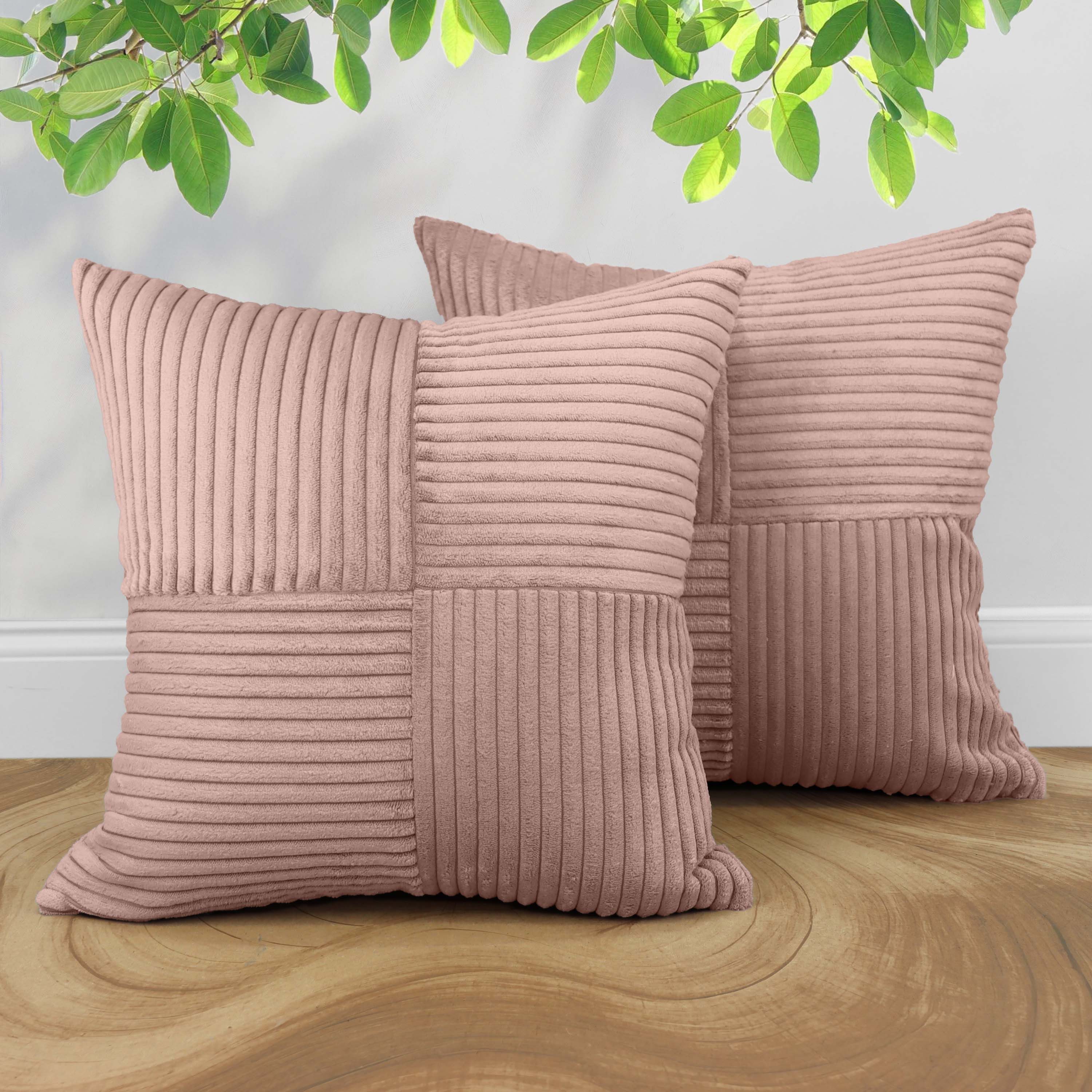 Amilian Kissenbezüge 2er Set Kissenhüllen - Sofakissenbezug & Couchkissenbezug, (2 Stück), 40x40 cm, Kissenhülle für Kissen, Dekokissen, Zierkissen, Sofakissen