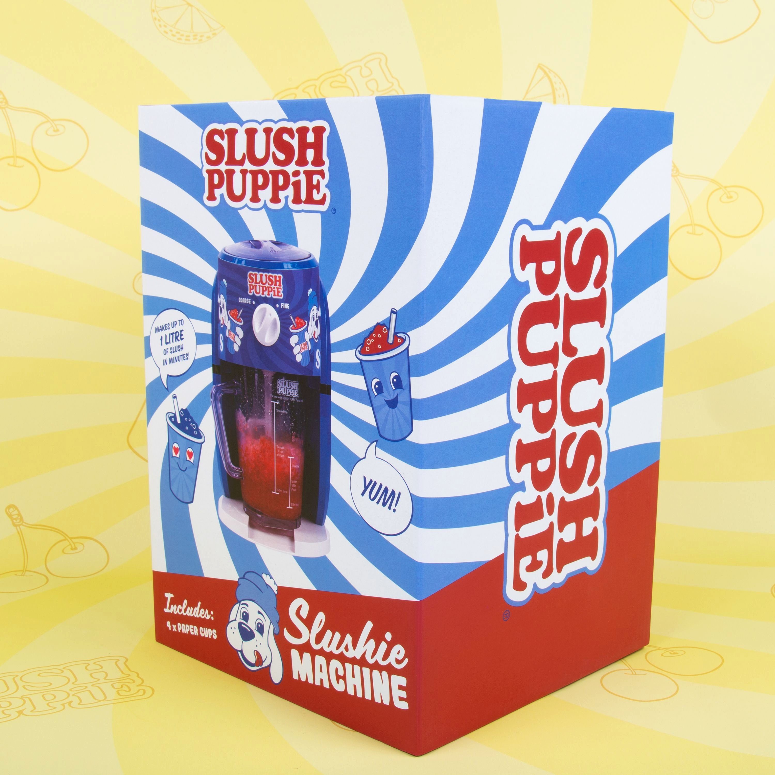 Fizz creations Eismaschine Slush Puppie Snow Cone Maschine, 1,10 l, Slush-Eis Maschine im Retro Design