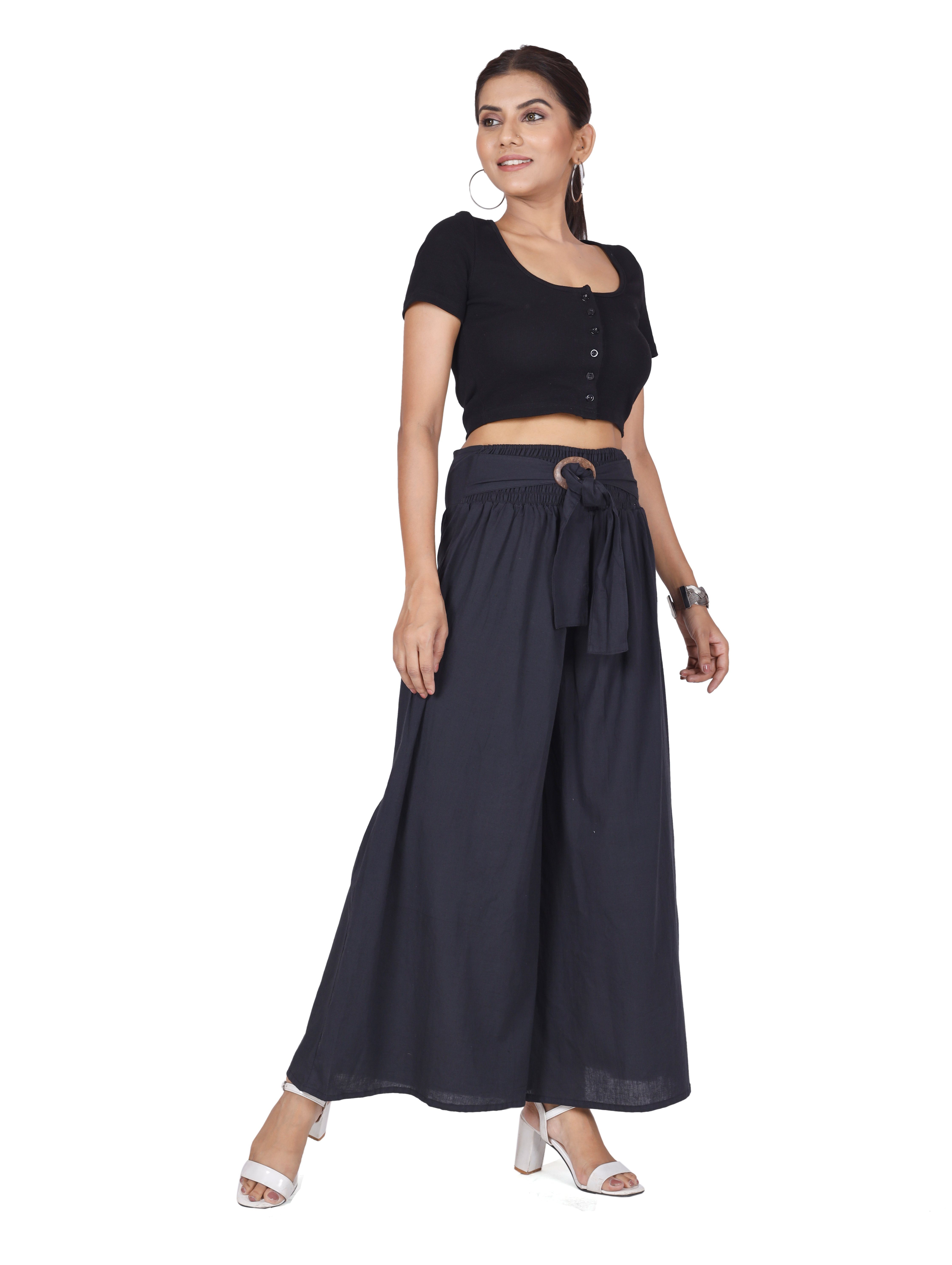 Guru-Shop Relaxhose Luftige Sommerhose mit Kokosschnalle, Boho.. alternative Bekleidung – Bild 5 von 5
