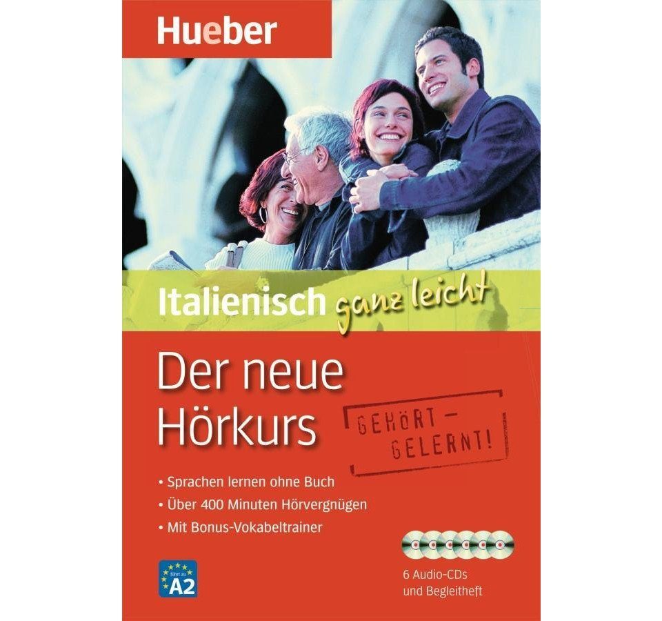 Hörspiel-CD Der neue Hörkurs - Italienisch ganz leicht, 6 Audio-CDs + Begleitheft