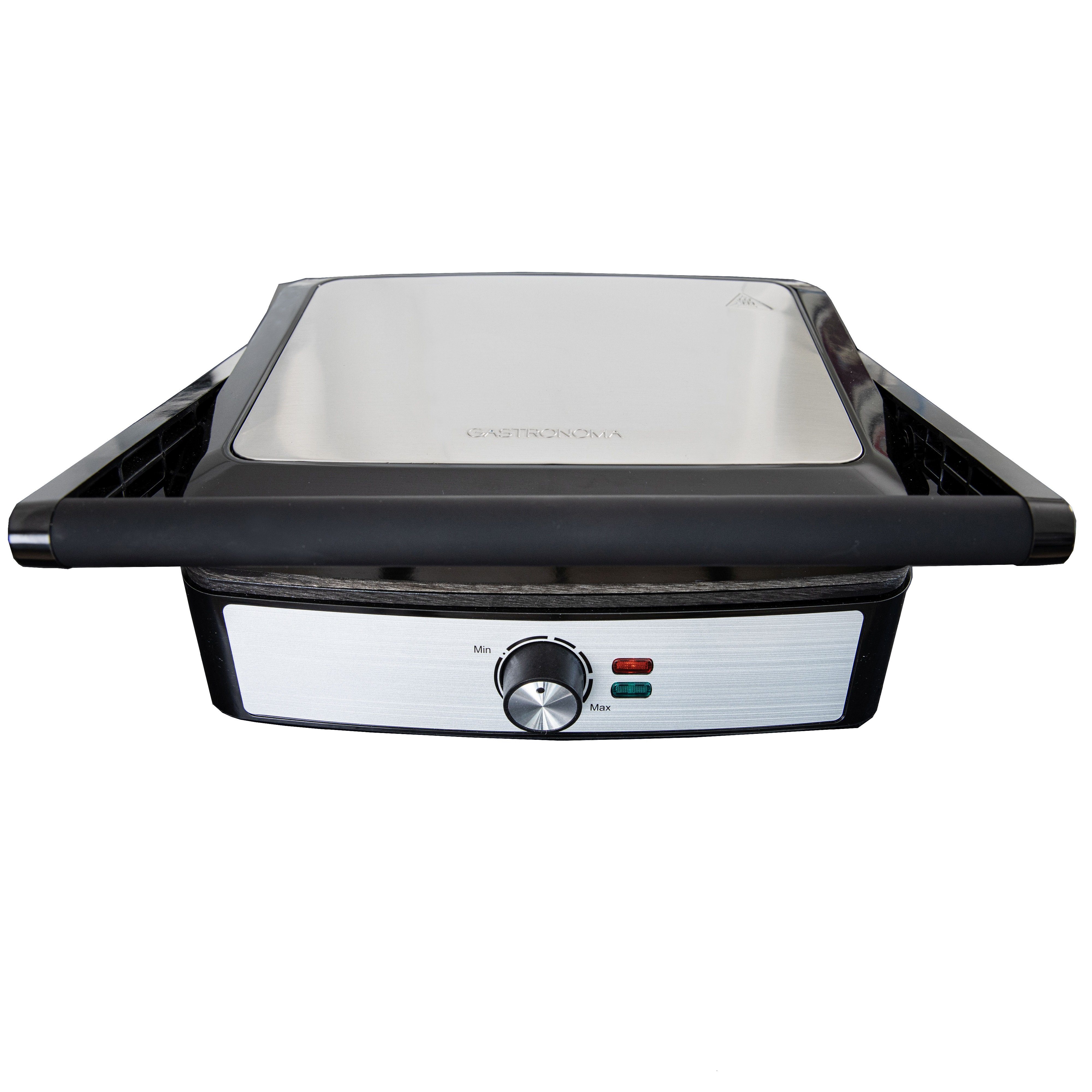 GASTRONOMA Раклетници Gastronoma 18240001 - Panini / Tischgrill 2200W, schwarz/Edelstahl