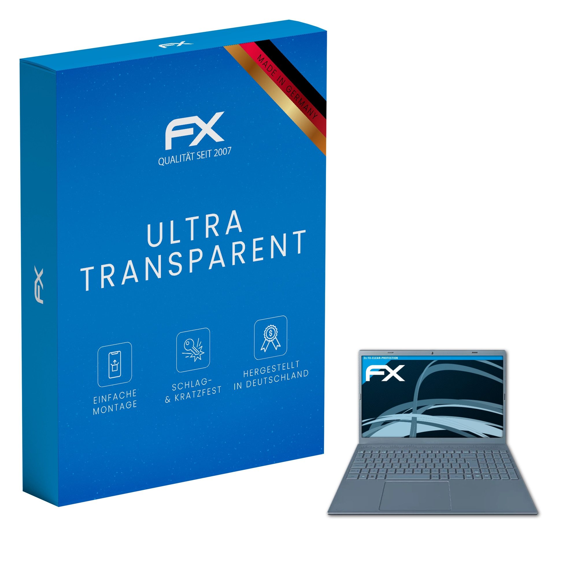 atFoliX Schutzfolie Displayschutz für Casper Nirvana C600, (2 Folien), Ultraklar und hartbeschichtet