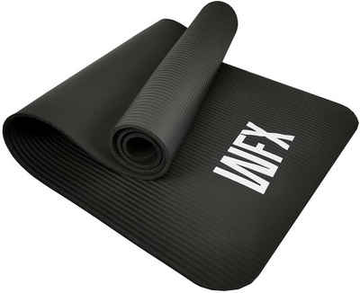 #DoYourFitness Yogamatte Amisha, Fitnessmatte 183x61x1,2cm Schwarz Gymnastik Pilates