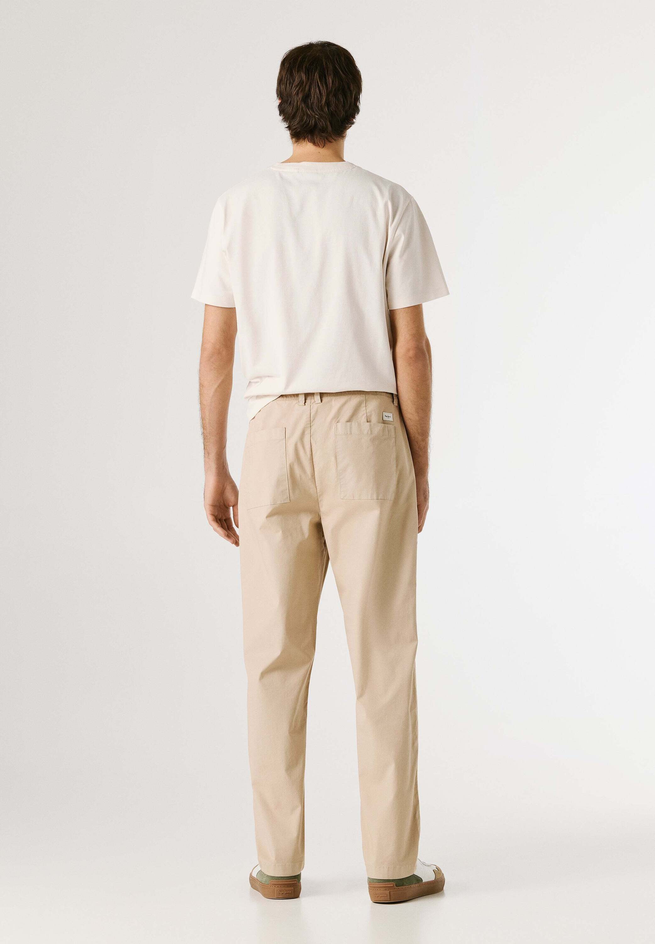 Pepe Jeans Funktionshose trousers RELAXED LOOSE POPLIN PANT