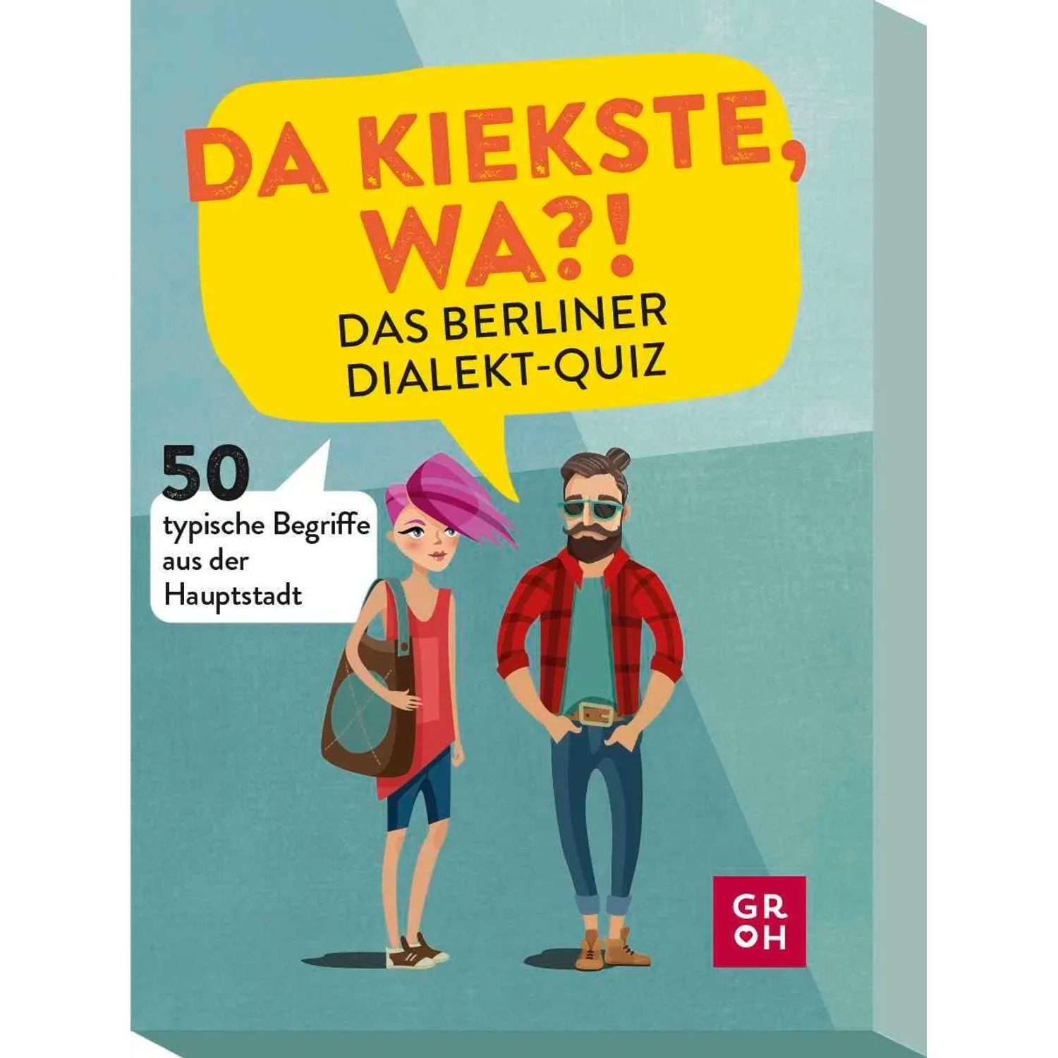 groh Verlag Spiel Da kiekste, wa?! Das Berliner Dialekt-Quiz