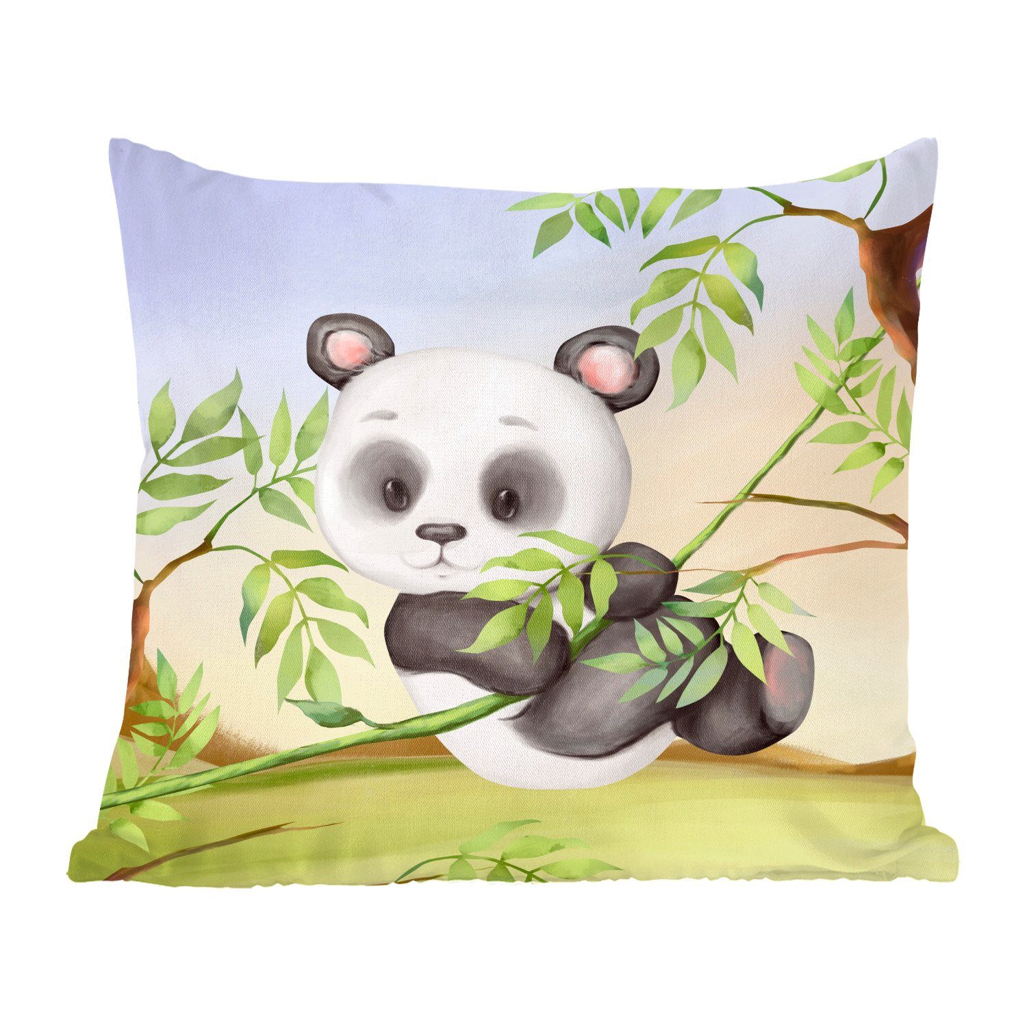 Günstige Angebote MuchoWow Dekokissen Dschungel - Panda Zierkissen Deko, - Sofakissen Rebe, Schlafzimmer, Wohzimmer, mit für Füllung