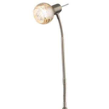 etc-shop LED Stehlampe, Leuchtmittel inklusive, Warmweiß, Farbwechsel, Steh Lampe Flexo Strahler Glas Spot drehbar Dimmer