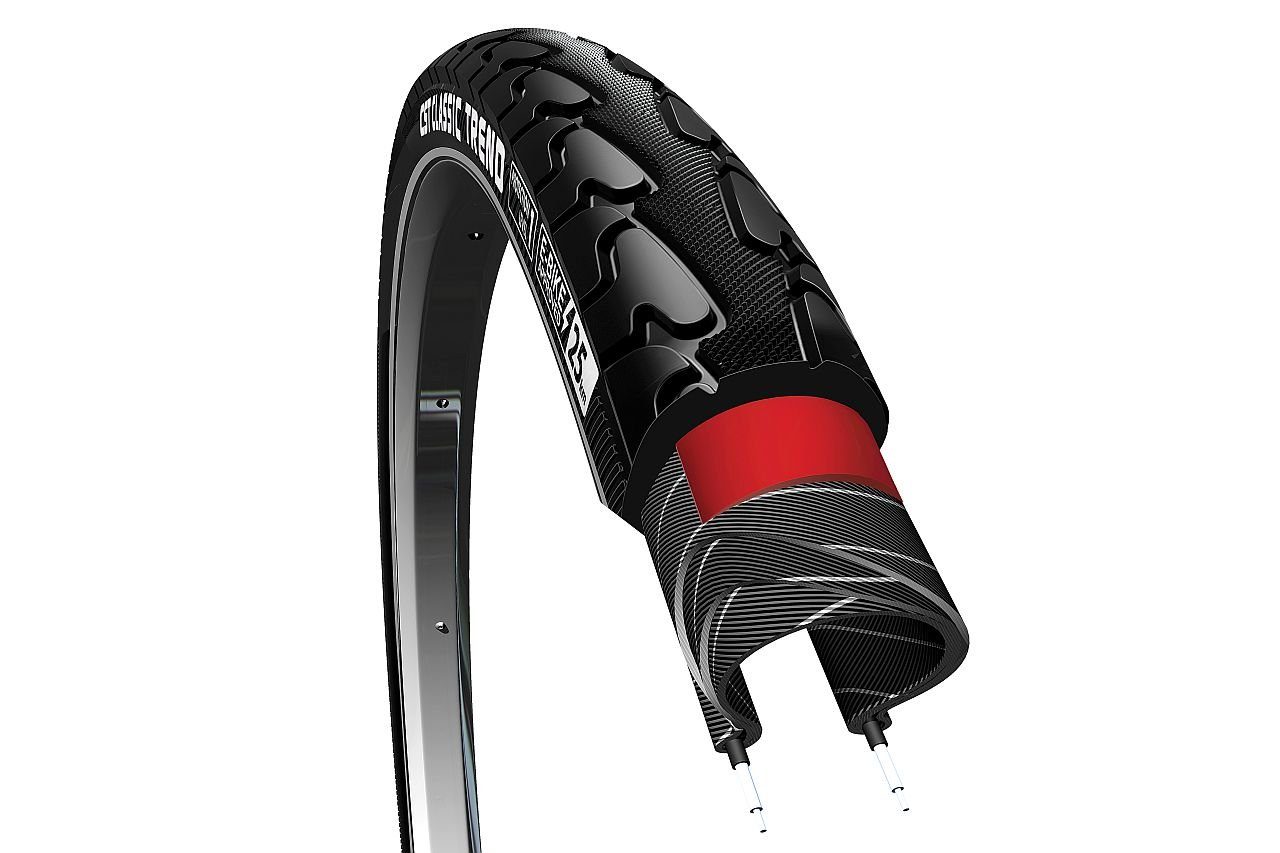 CST Fahrradreifen Fahrraddecke CST Trend 47 559 schwarz Reflex Pannenschutz