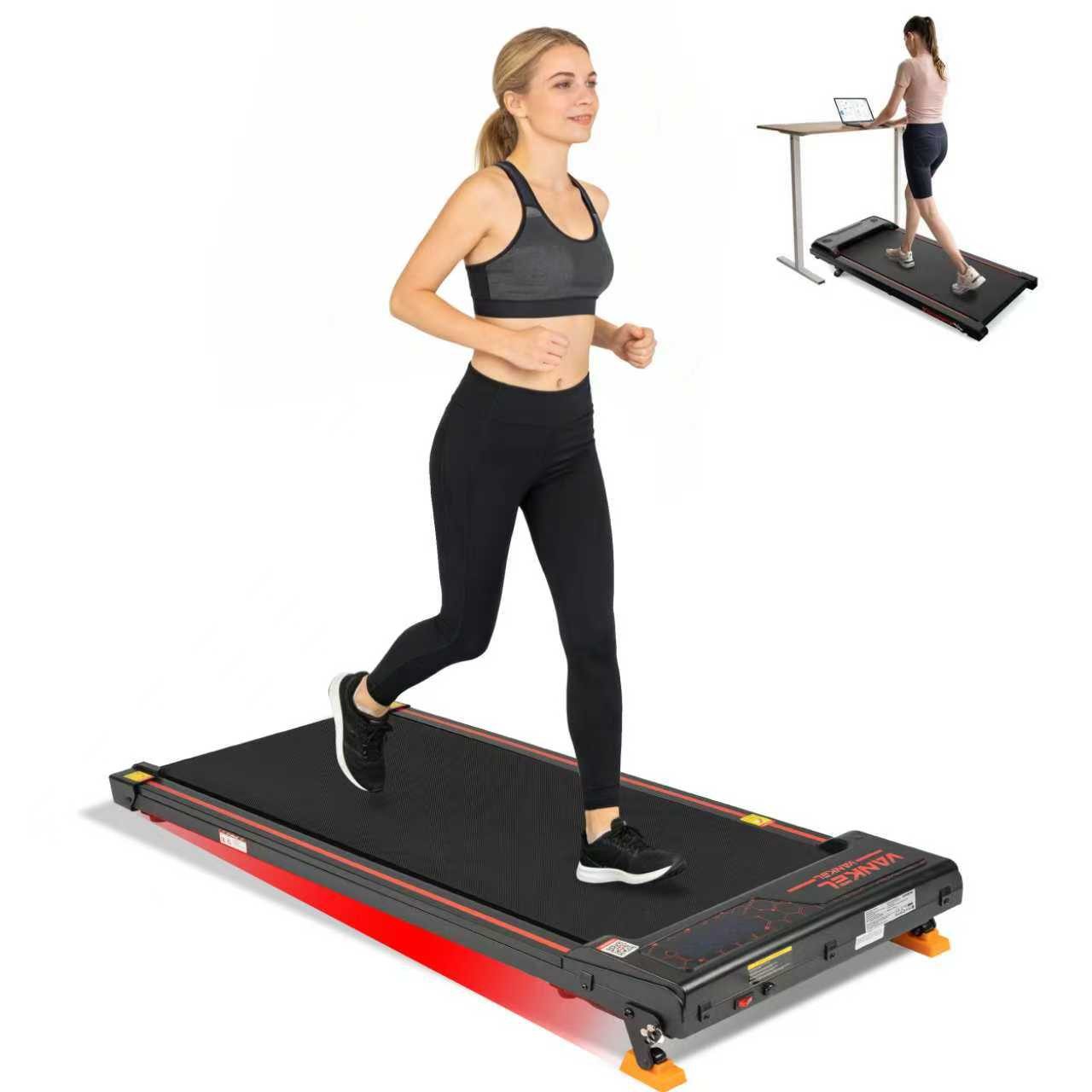 Laufband Kompaktes Walking Pad, Laufband für Zuhause, 1–6 km/h, bis 110 kg