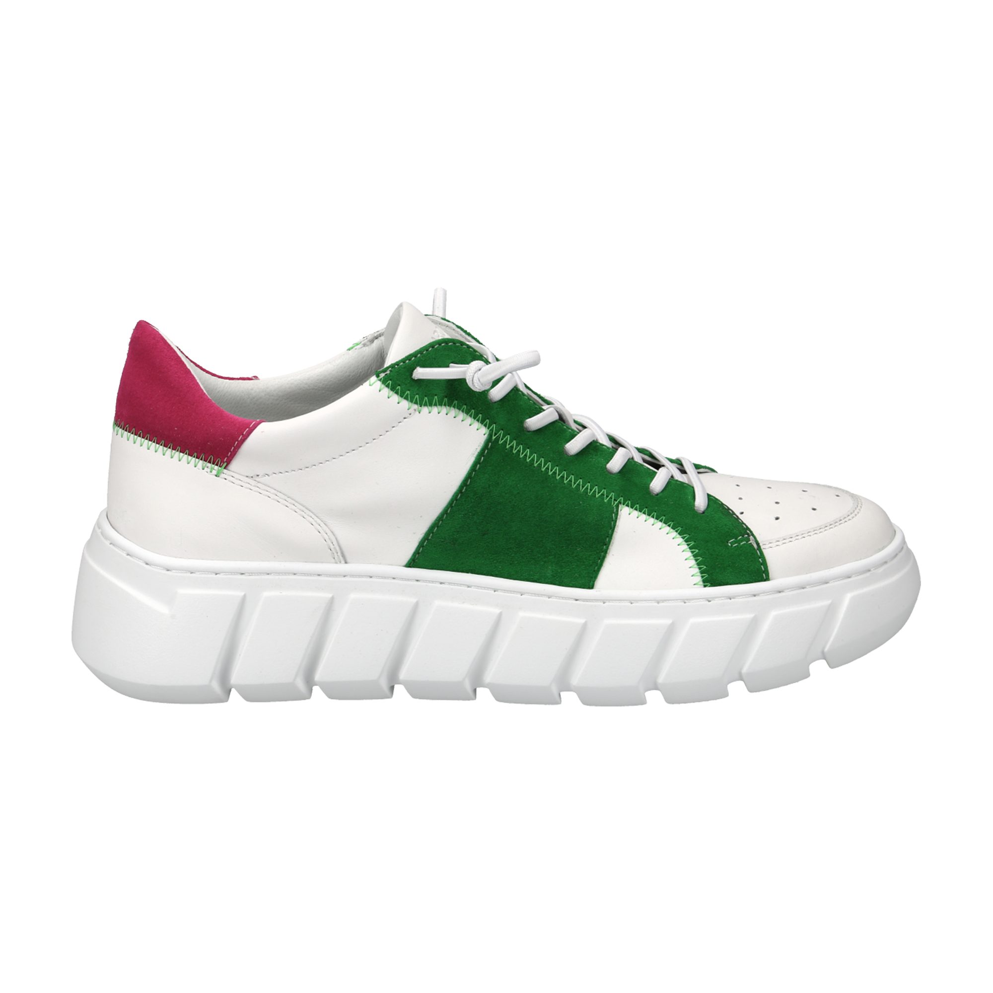 Donna Carolina Donna Carolina ARIEL ROCK, Sneaker, Weiß,kombiniert, Damen Sneaker