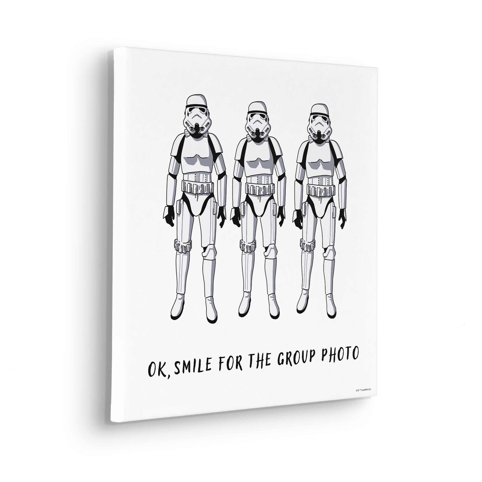 Komar Leinwandbild Star Wars Stormtrooper Group Photo