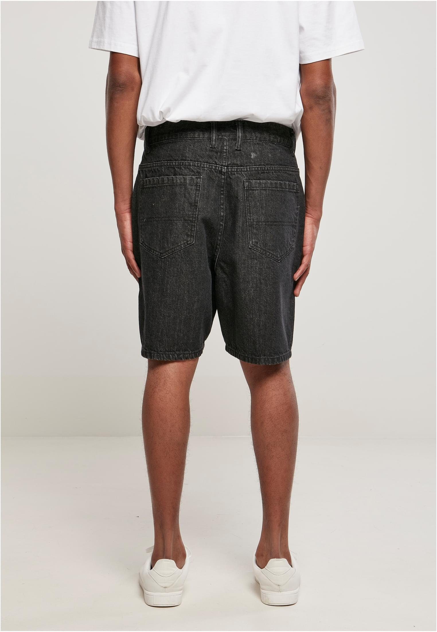 Organic Bermuda Herren blackwashed (1-tlg) CLASSICS URBAN Stoffhose Shorts Denim