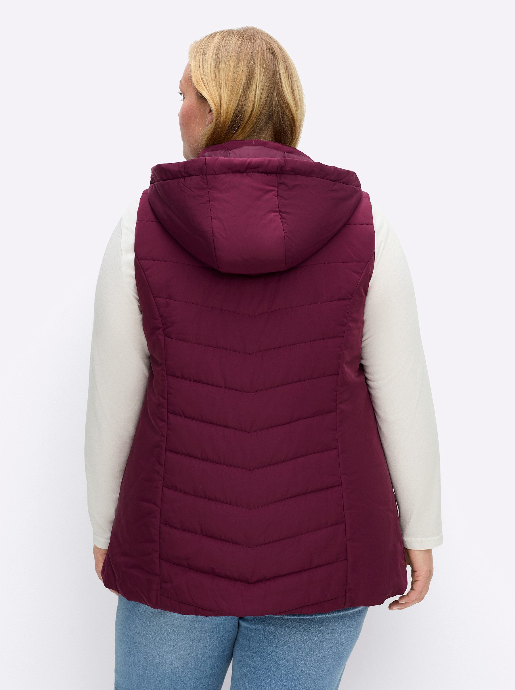 Sheego Jerseyweste Steppweste . günstig online kaufen