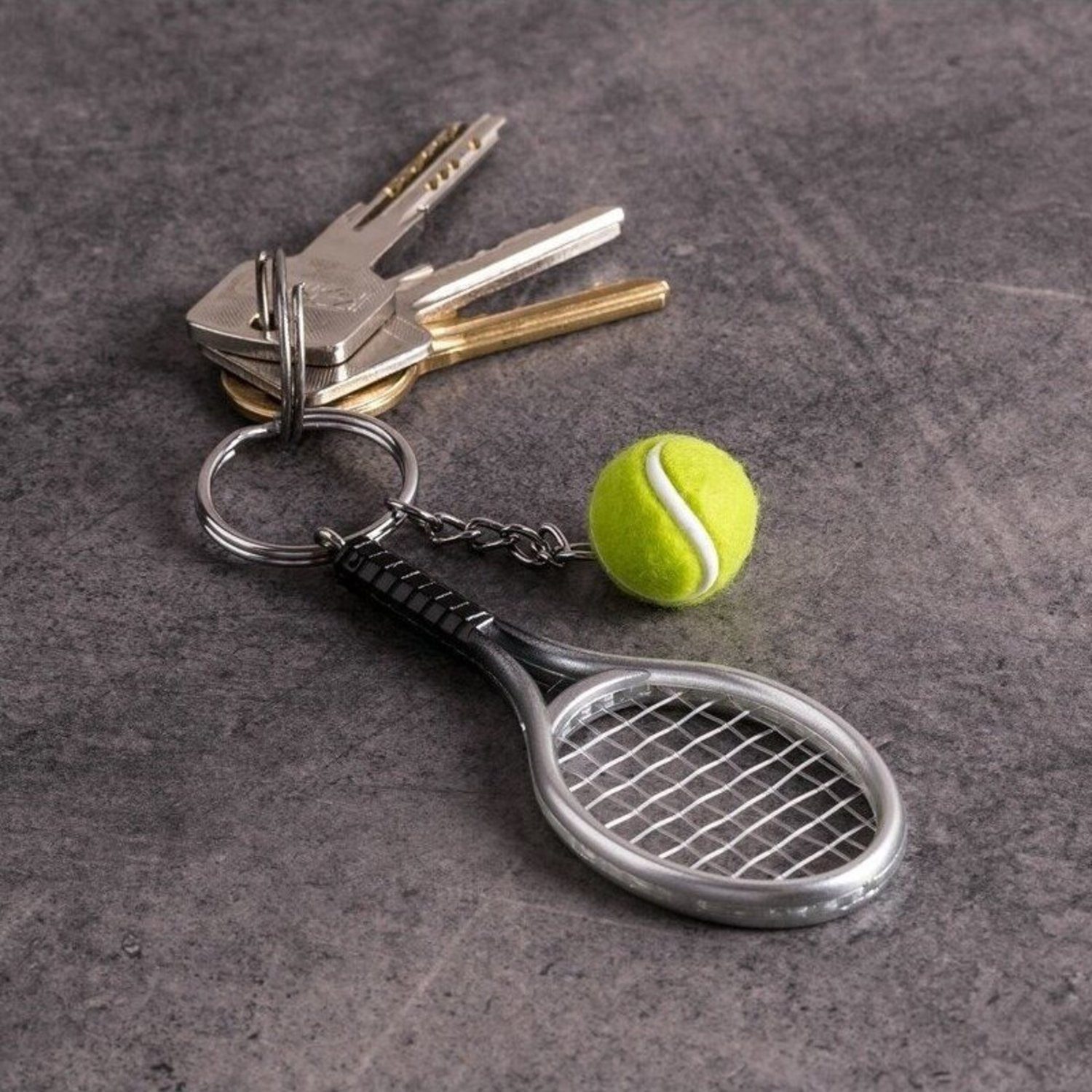 Gadget Master Schlüsselanhänger Tennisschläger Schlüsselanhänger mit günstig online kaufen