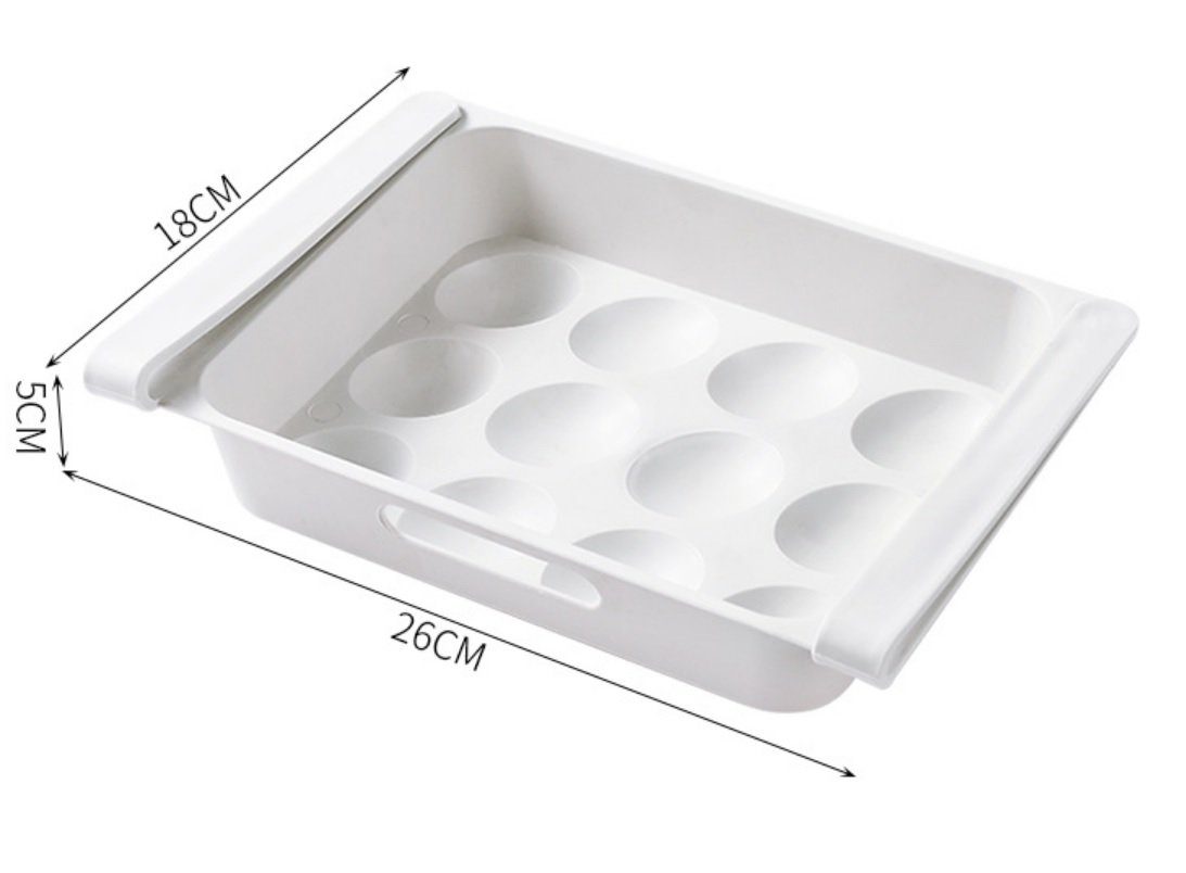 Eierbehälter Pizzaschneider für BAYLI Eierablage Pack Kühlschrank Organizer 4er Kühlschrank