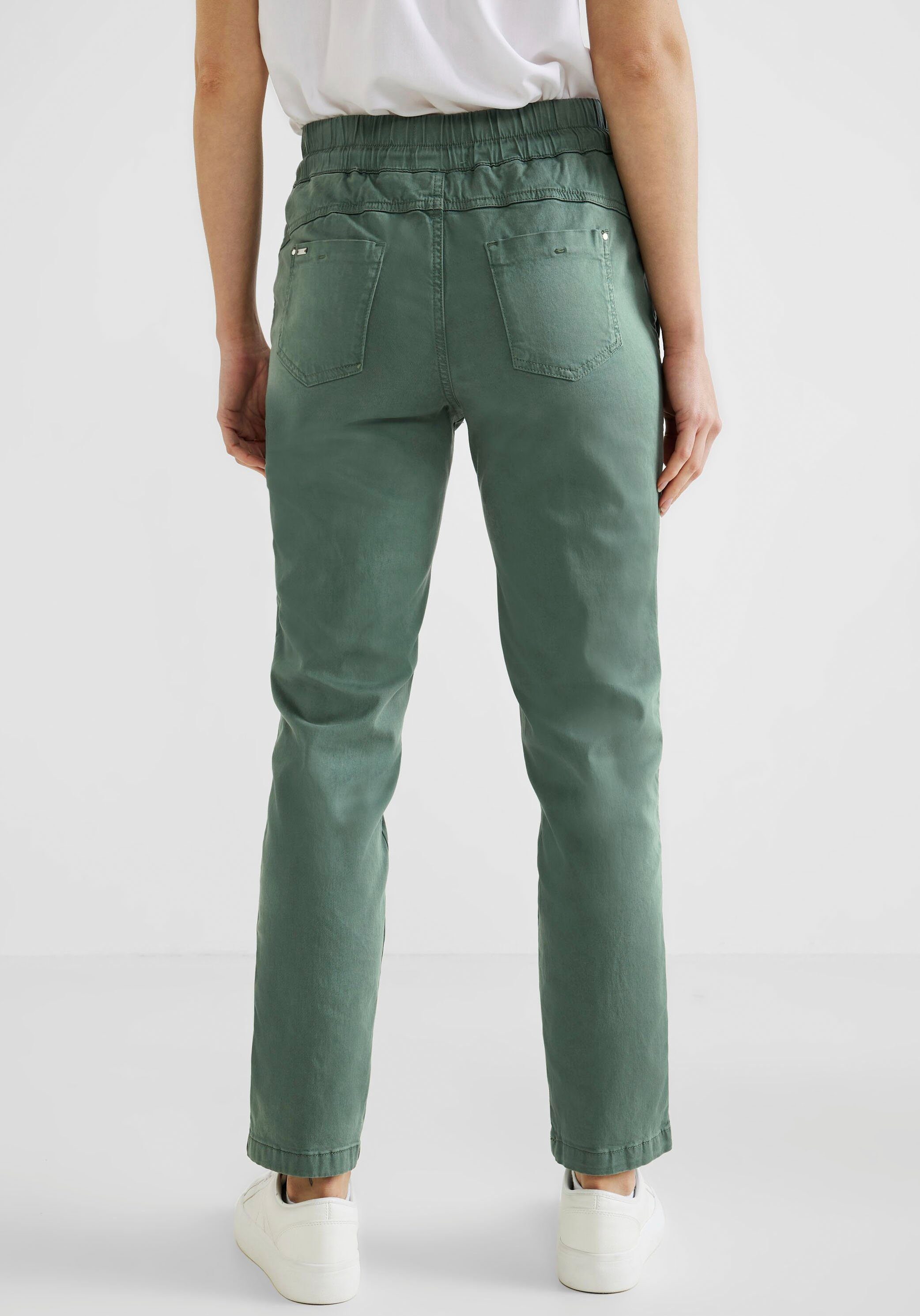 soft ONE olive Dehnbund-Hose STREET