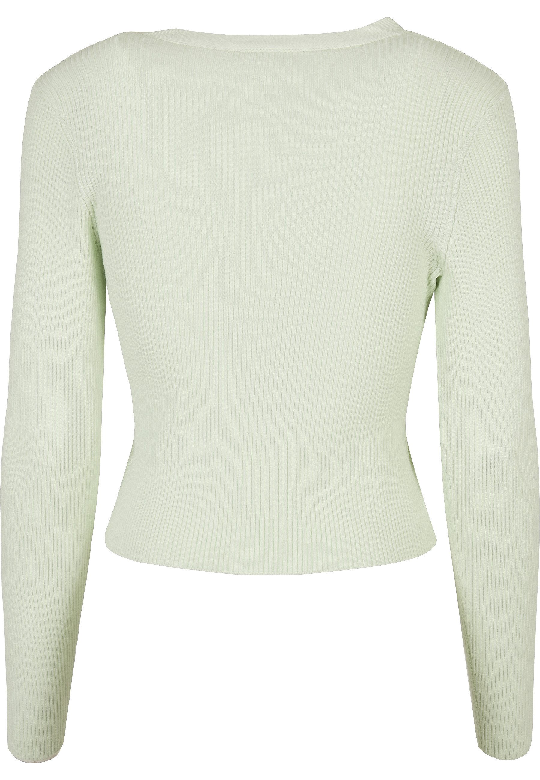 URBAN CLASSICS Strickjacke Urban Classics Damen Ladies Short Rib Knit Cardi günstig online kaufen