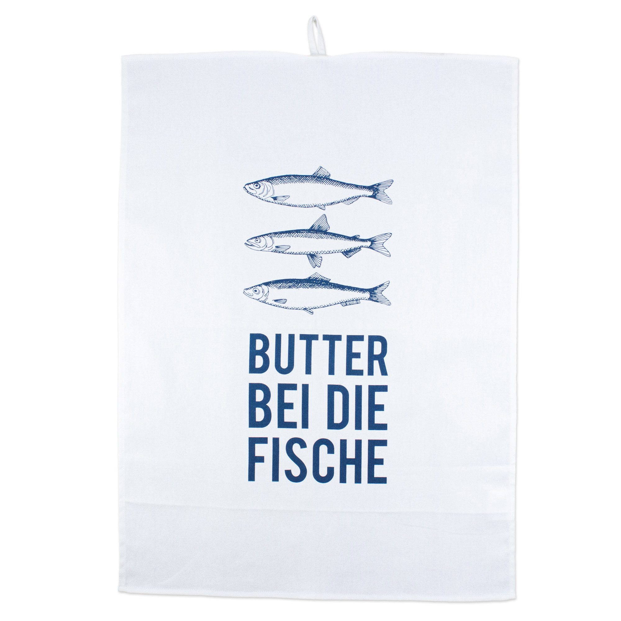 Geschirrtuch Geschirrtuch Butter bei die Fische
