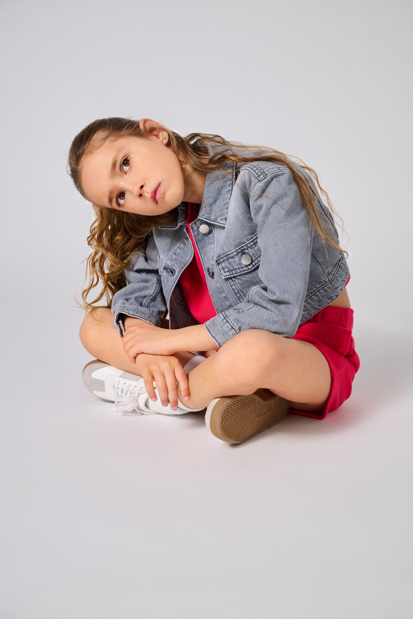 KIDS ONLY Jeansjacke KOGLUMI LS JACKET DNM PIM NOOS kurz, in klassischer Form