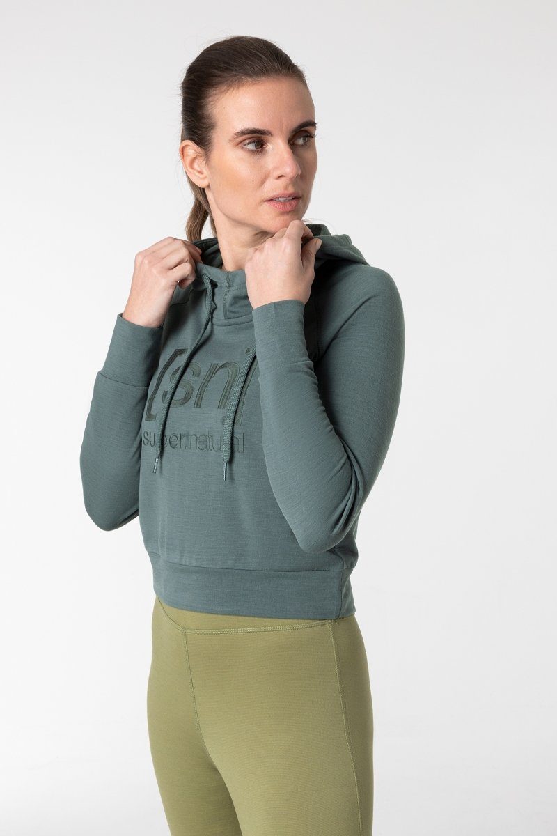 SUPER.NATURAL Hoodie Merino Hoodie W LIQUID günstig online kaufen