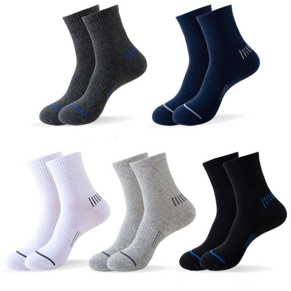 CTGtree Arbeitssocken 5 Paar Premium Socken aus Baumwolle (5-Paar)
