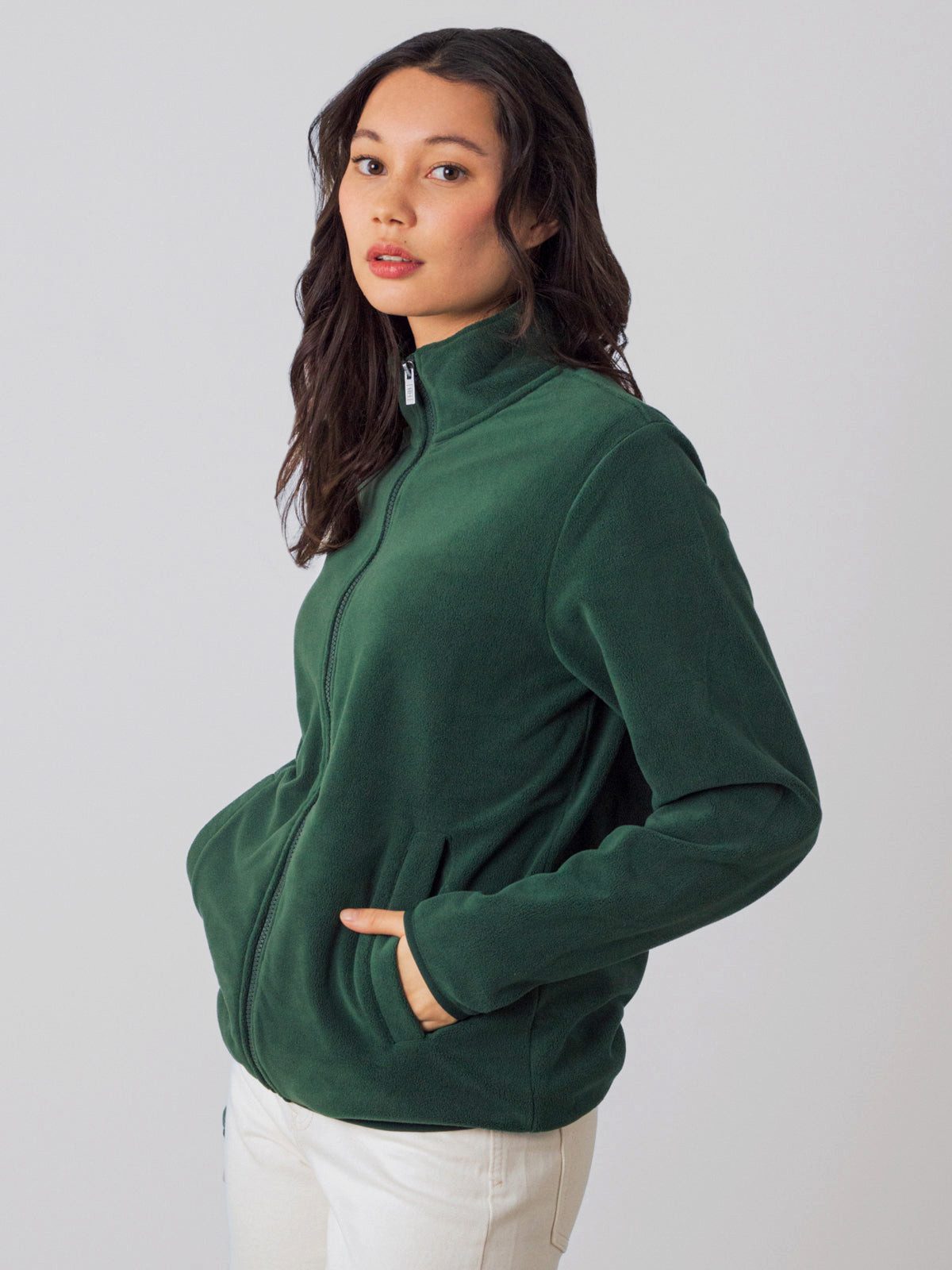 HONEST BASICS Fleecejacke Damen Polar Zip Jacket