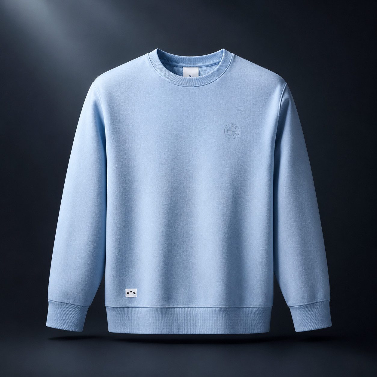 BMW Rundhalspullover BMW Pullover ARC Unisex hellblau