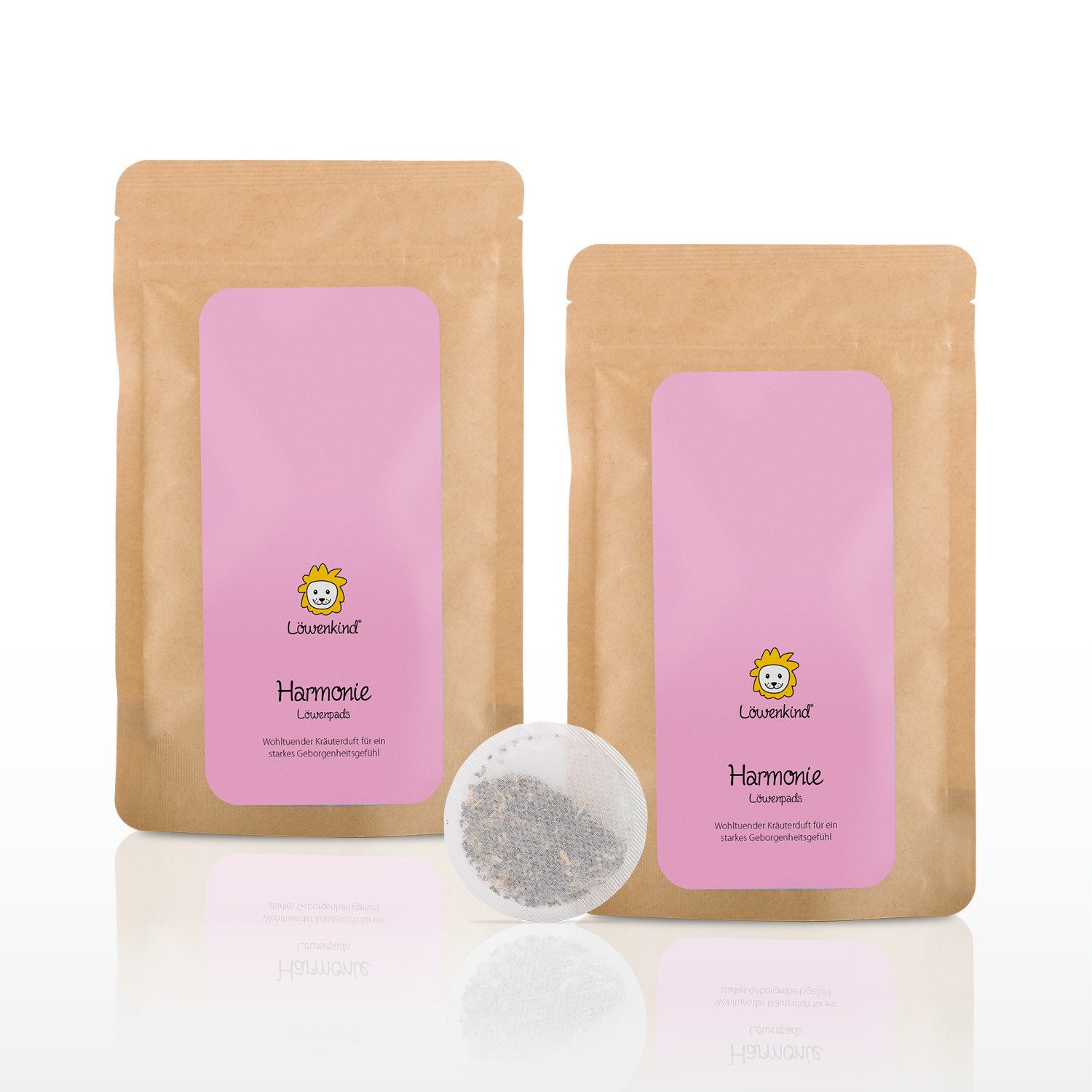 Löwenkind Körperpflegemittel Harmonie-Kräuterpads Nachfüllpackungen, 2-tlg., 2x10 Pads = Ø 100 Tage nutzbar