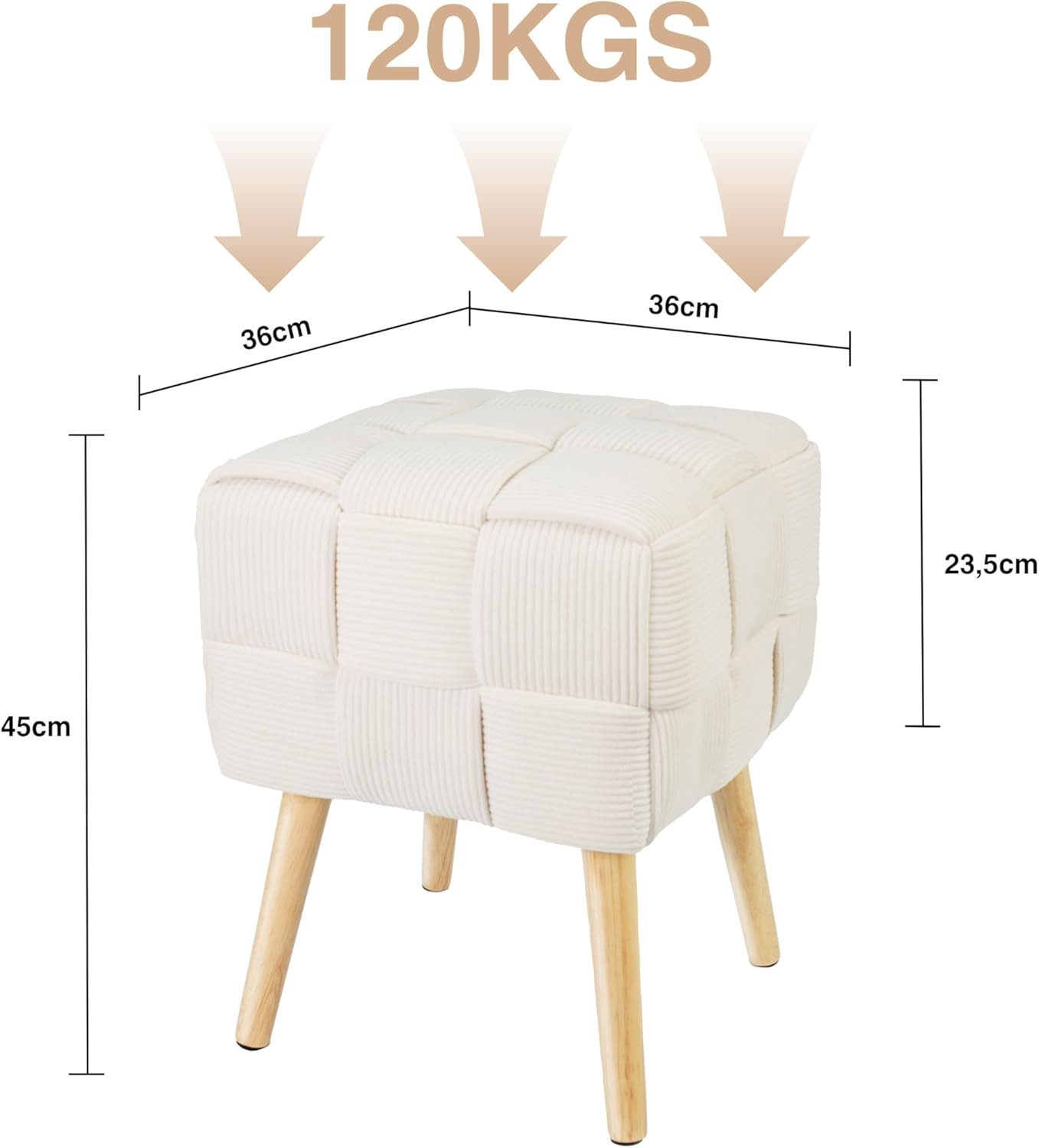 Zedelmaier Sitzhocker Ottoman Sitzbank Schminktisch Hocker Fußhocker Polste günstig online kaufen