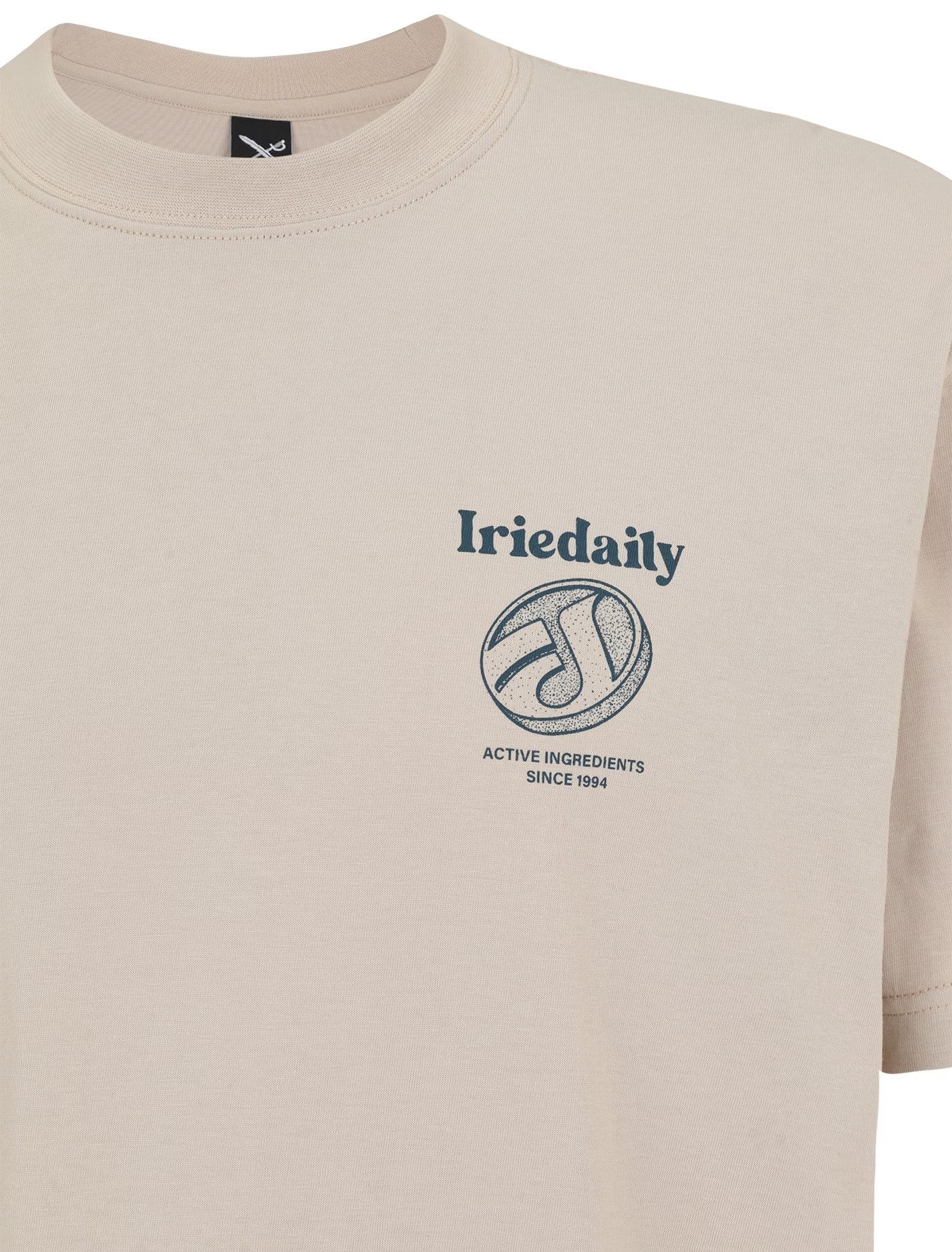 iriedaily Kurzarmshirt Hangover Club T-Shirt - Kurzarmshirt Herren Baumwolle - Shirt sandfarb